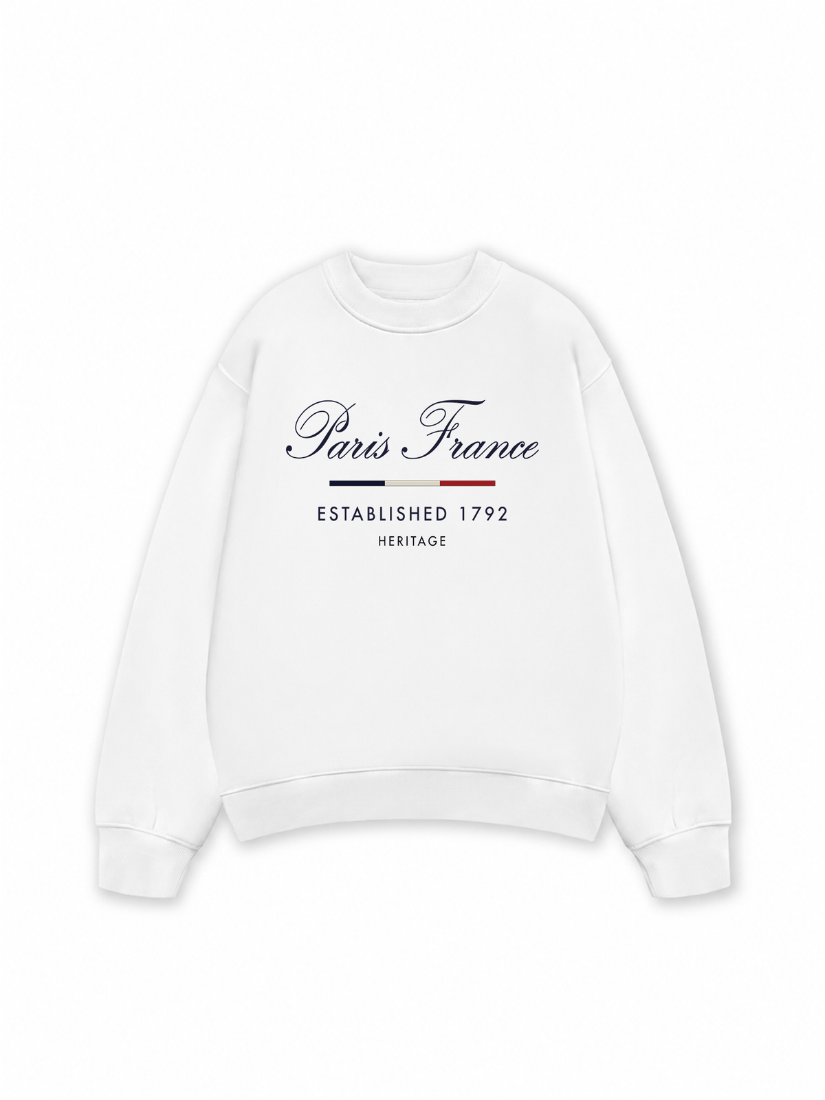 Áo Sweater Nỉ Hai Da Paris France