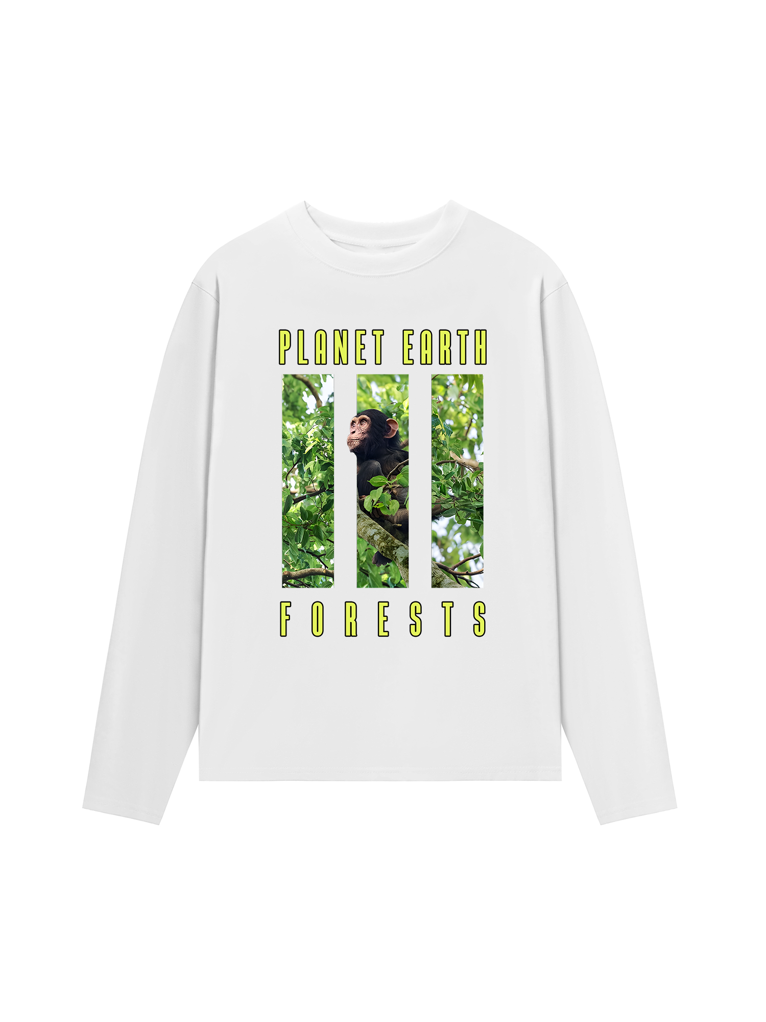 Áo Thun Dài Tay Wild Life Planet Earth Forests