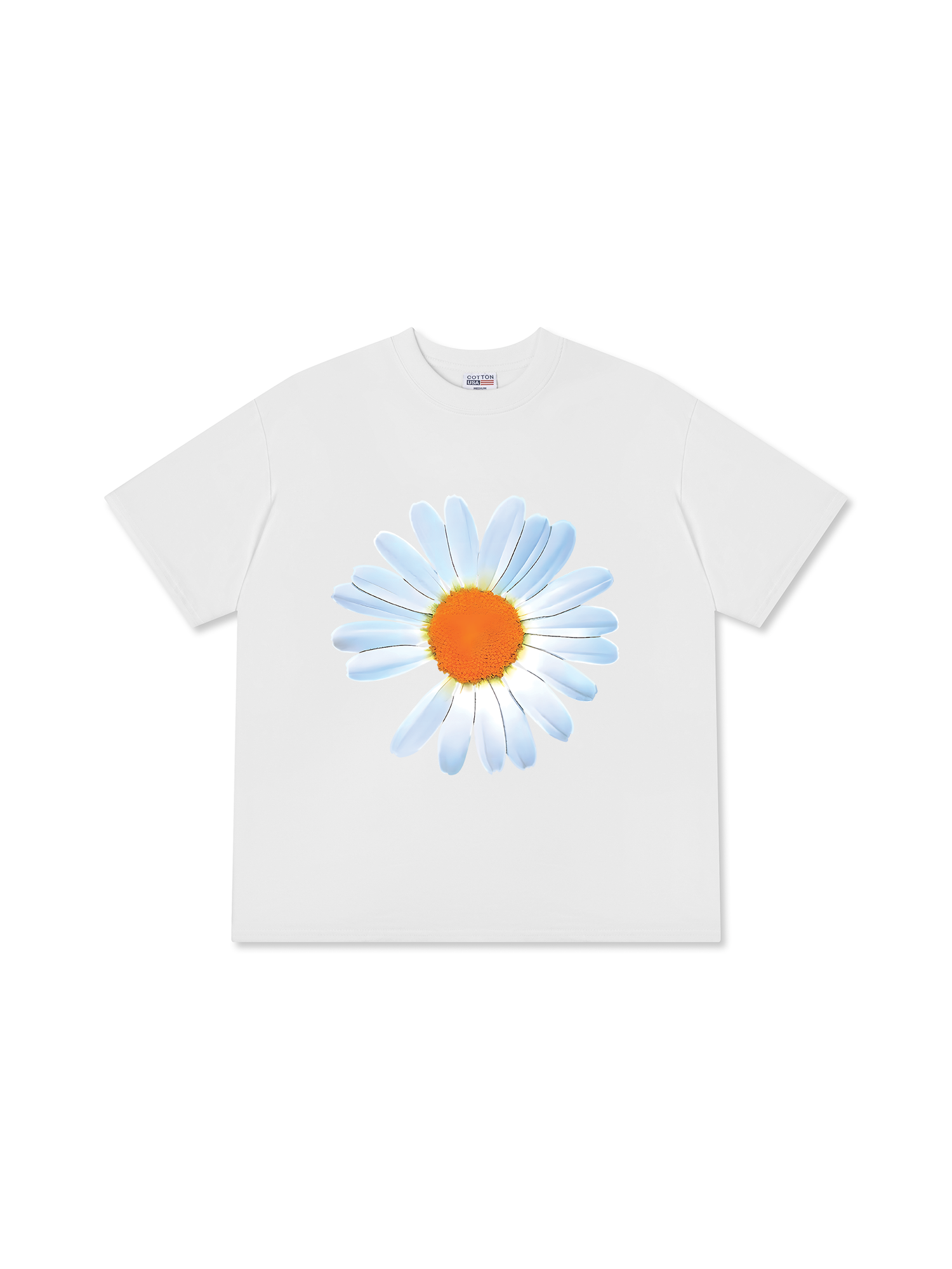 Áo Thun Relaxed Fit Floral Design For VIP Daisy Flower