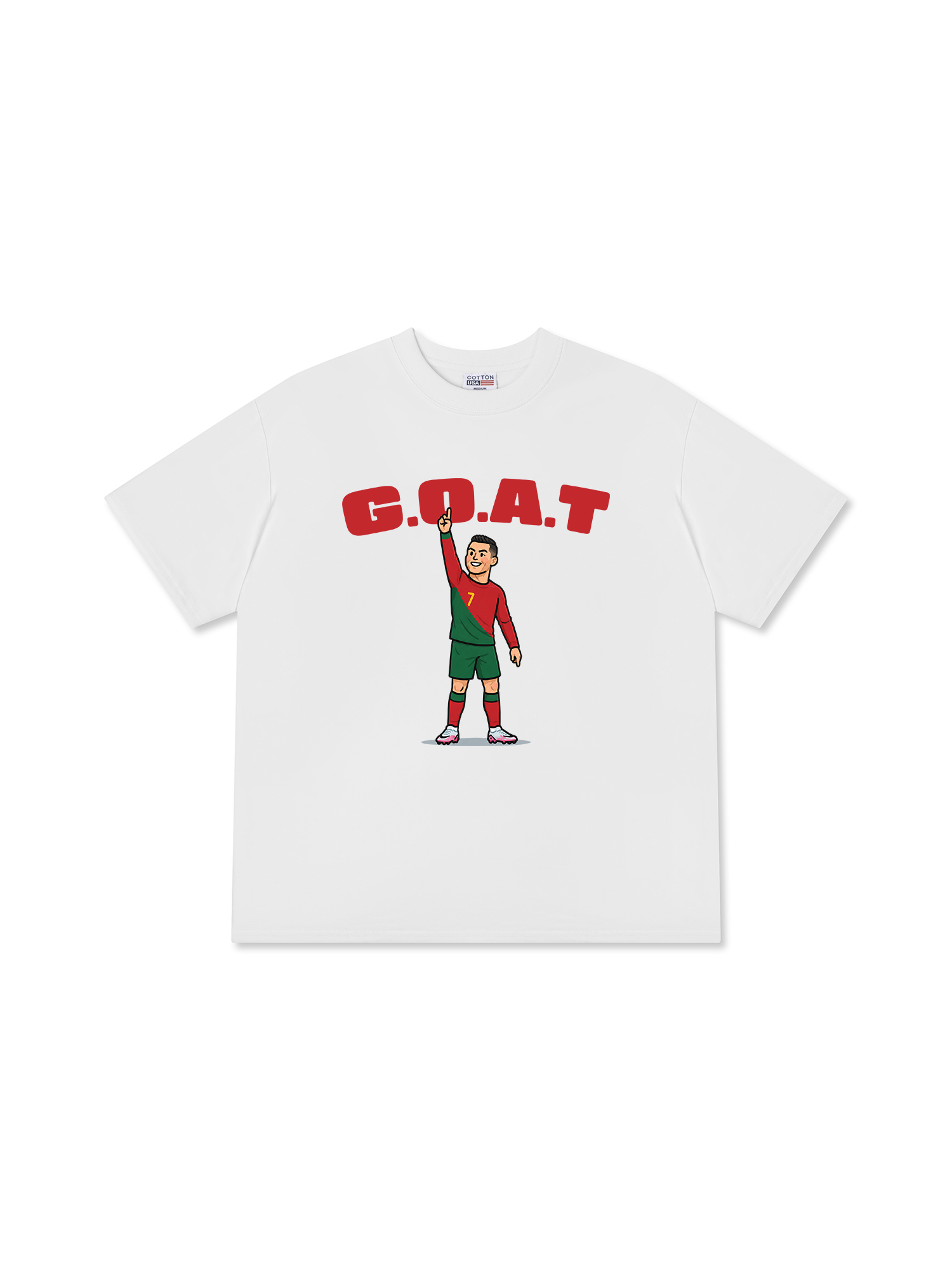 Áo Thun Relaxed Fit Soccer 7 G.O.A.T