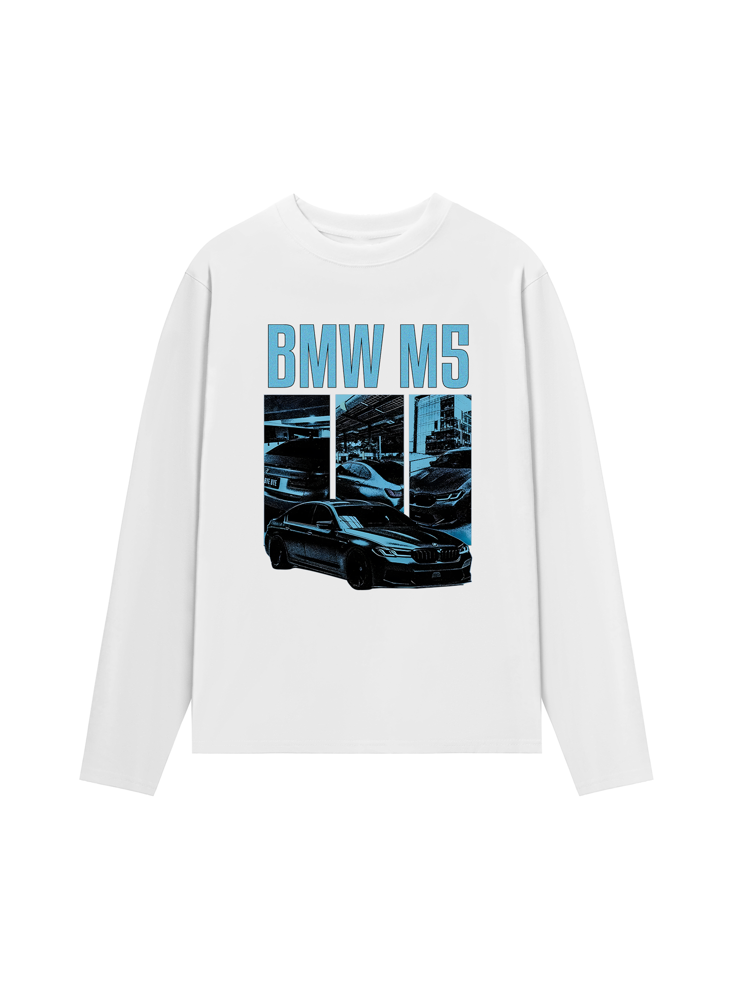 Áo Thun Dài Tay BMW M5 Dark Blue