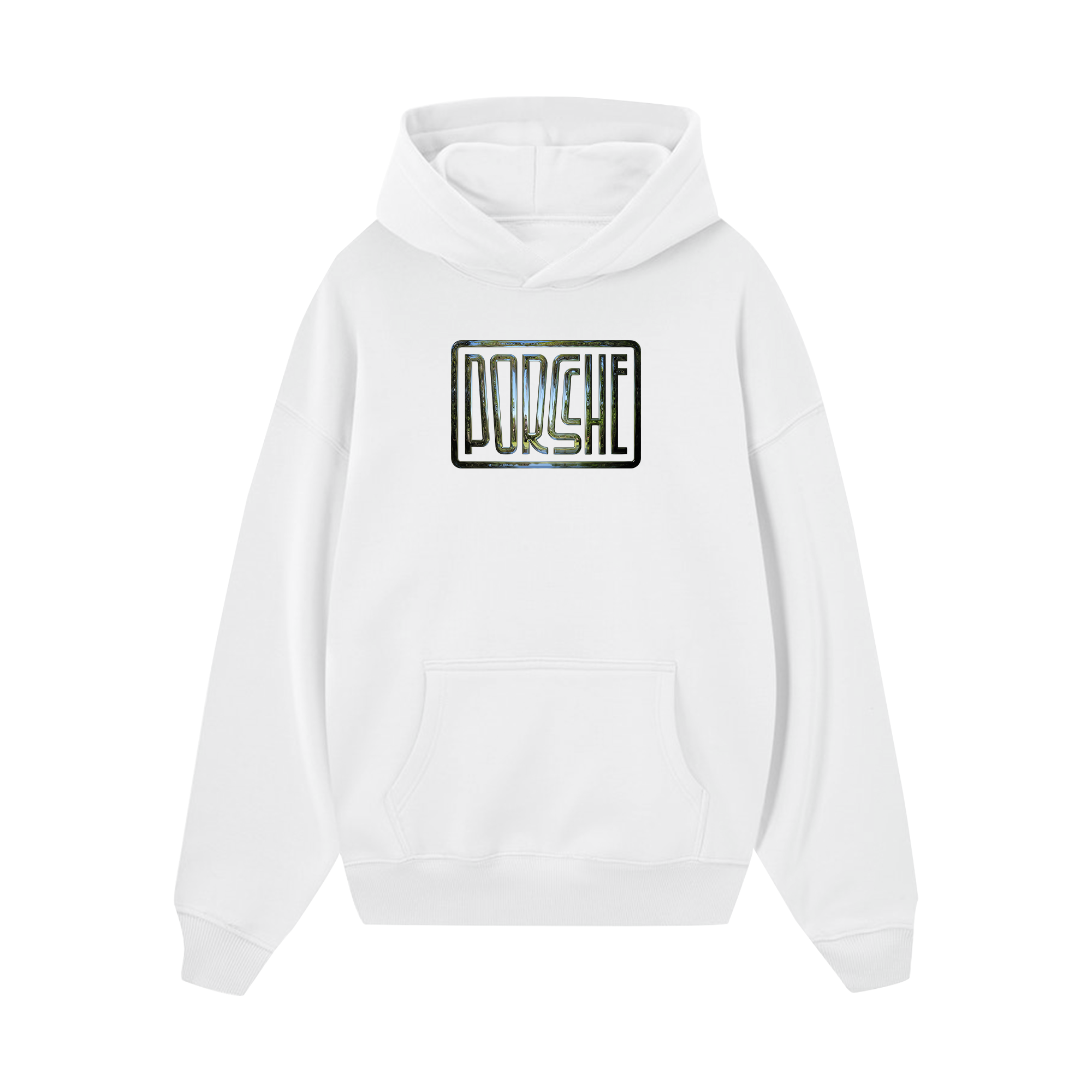 Porsche Chrome Sign Hoodie