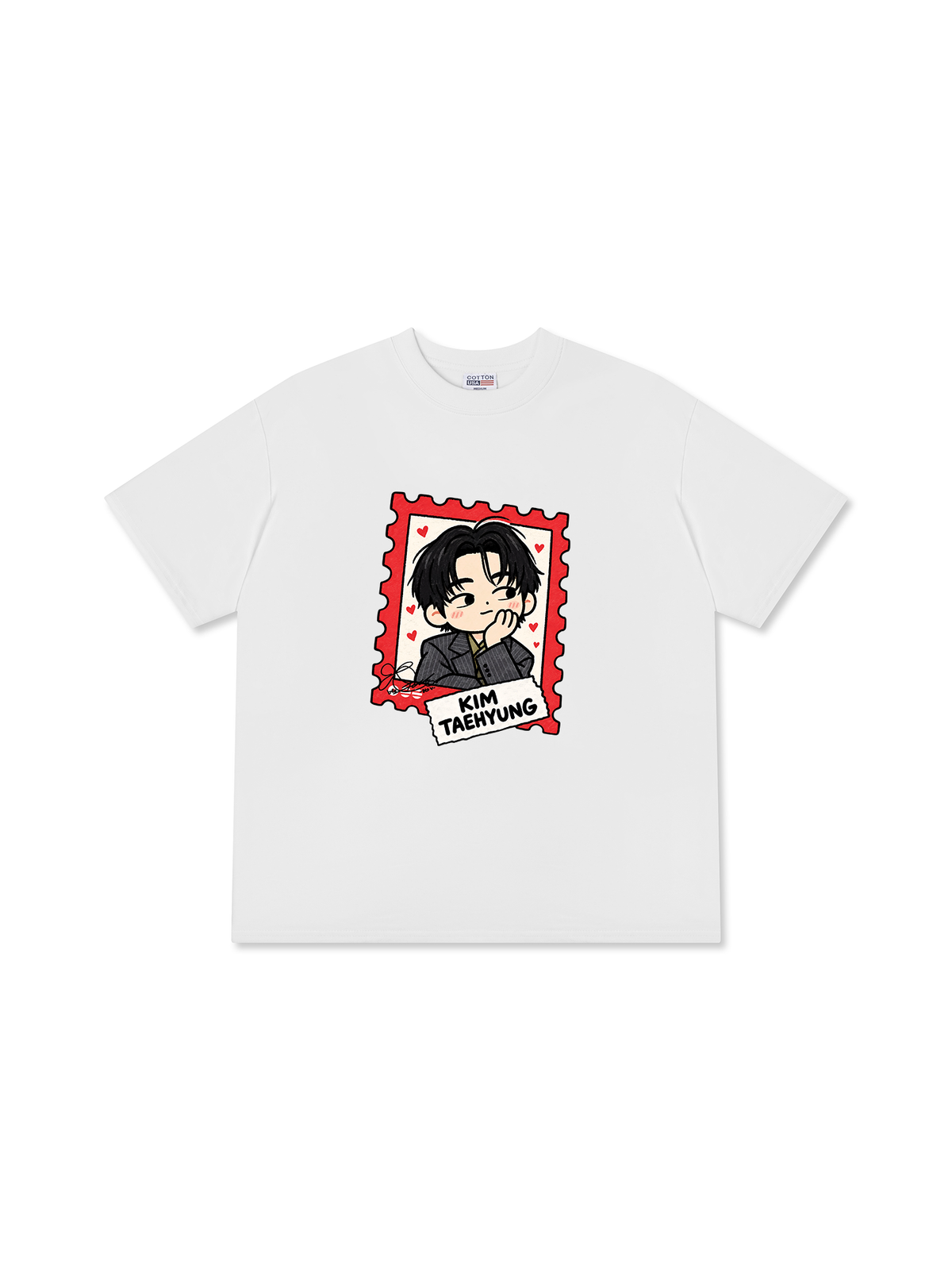 Áo Thun Relaxed Fit Teahyung Chibi