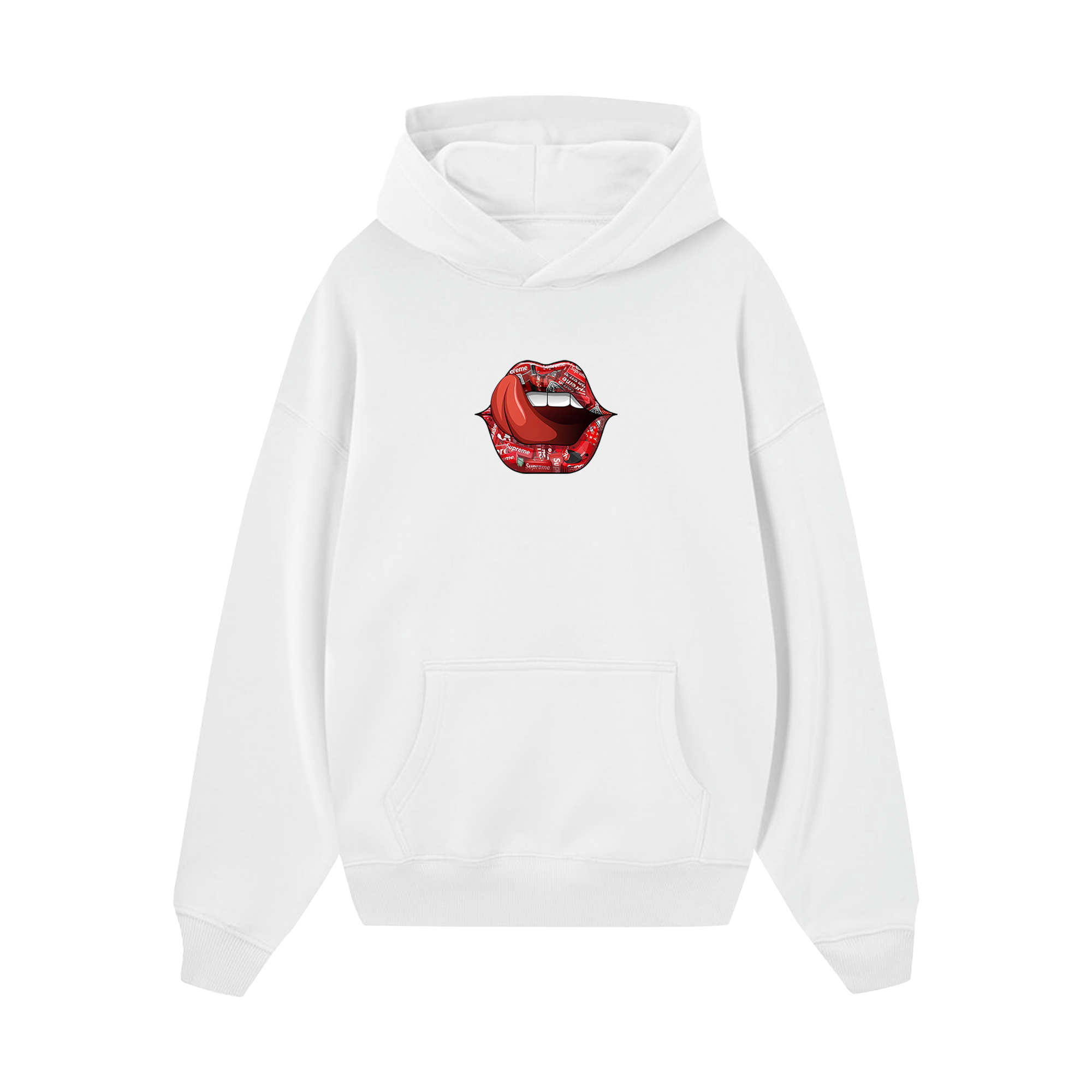 Supreme Red Lip Hooodie