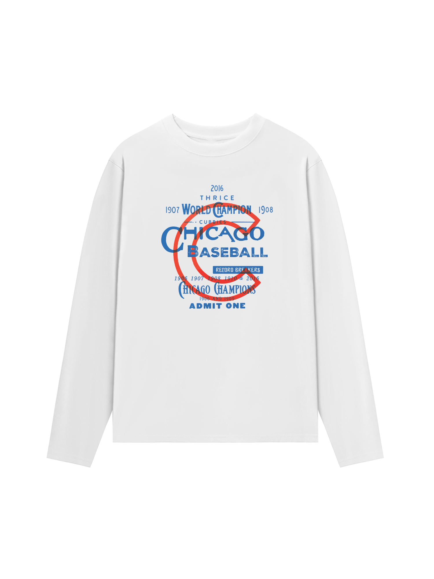 Áo Thun Dài Tay Chicago Cubs