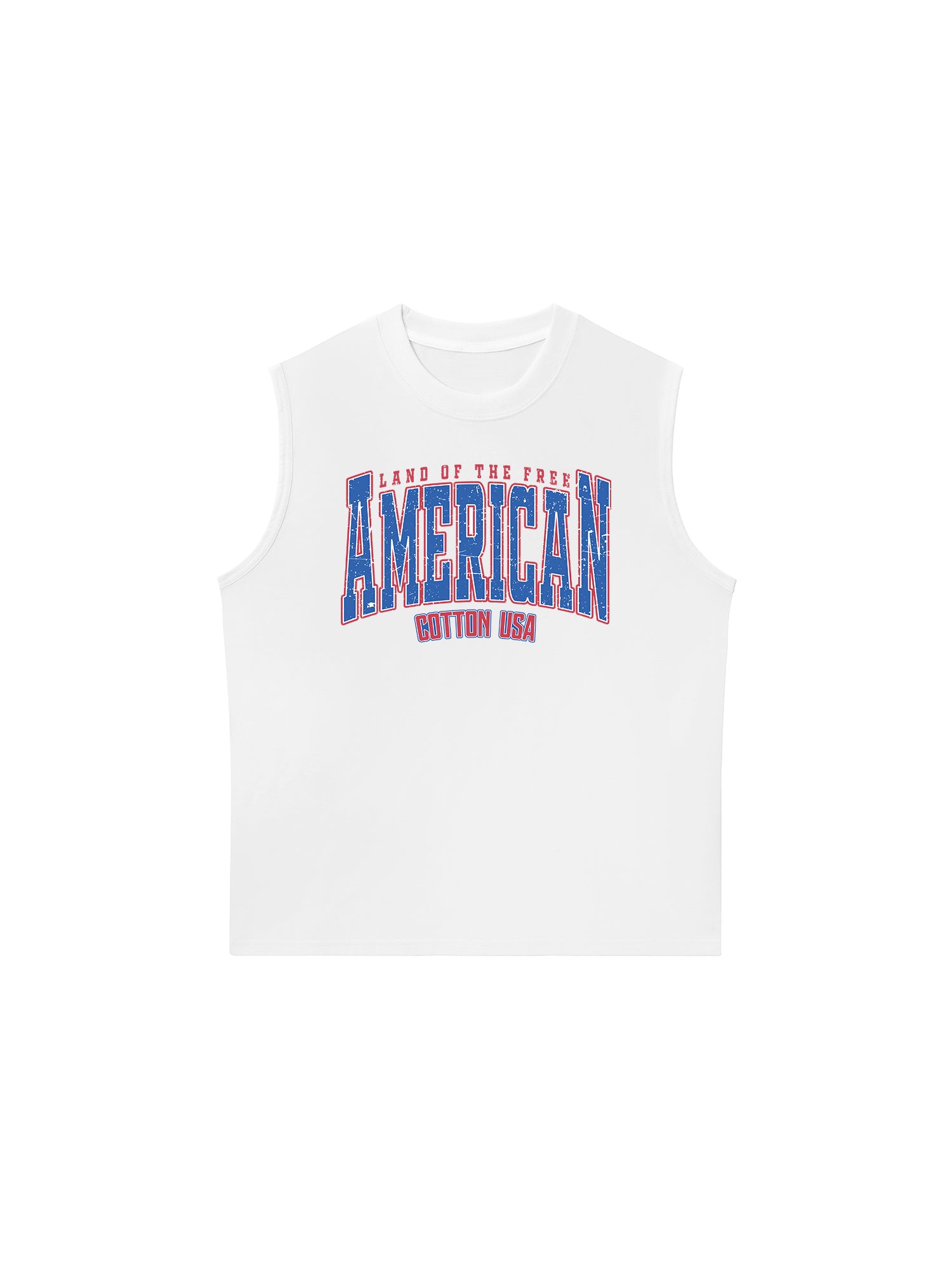 Áo Ba Lỗ Relaxed Fit USA Land Of The Free