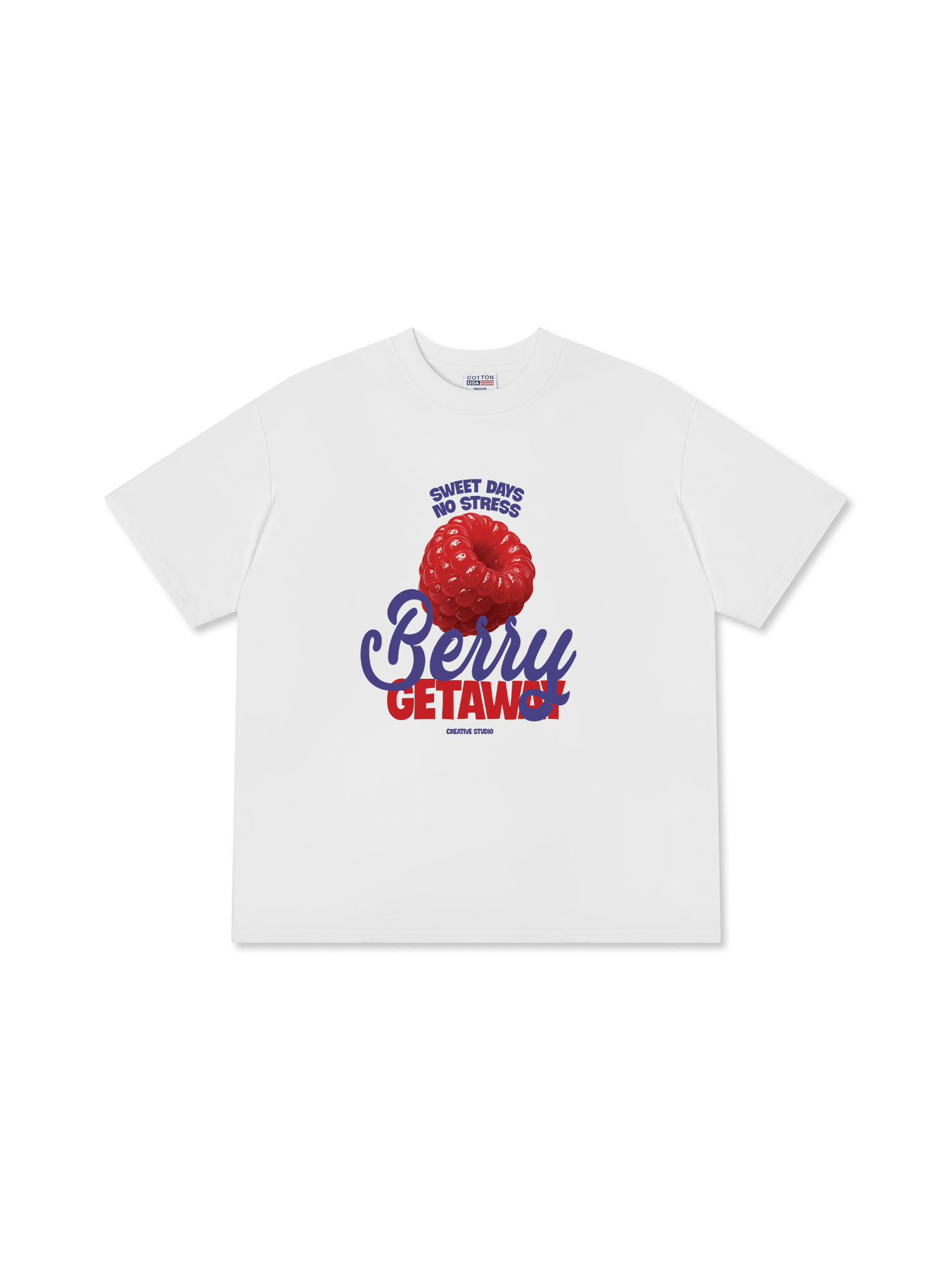 Áo Thun Relaxed Fit Tropical Berry Gateaway