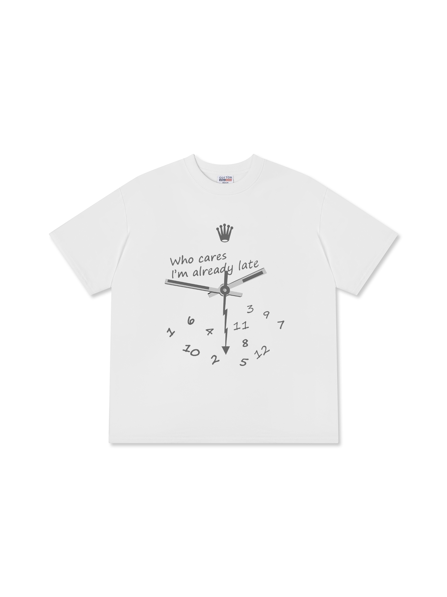 Áo Thun Relaxed Fit I'm Already Late