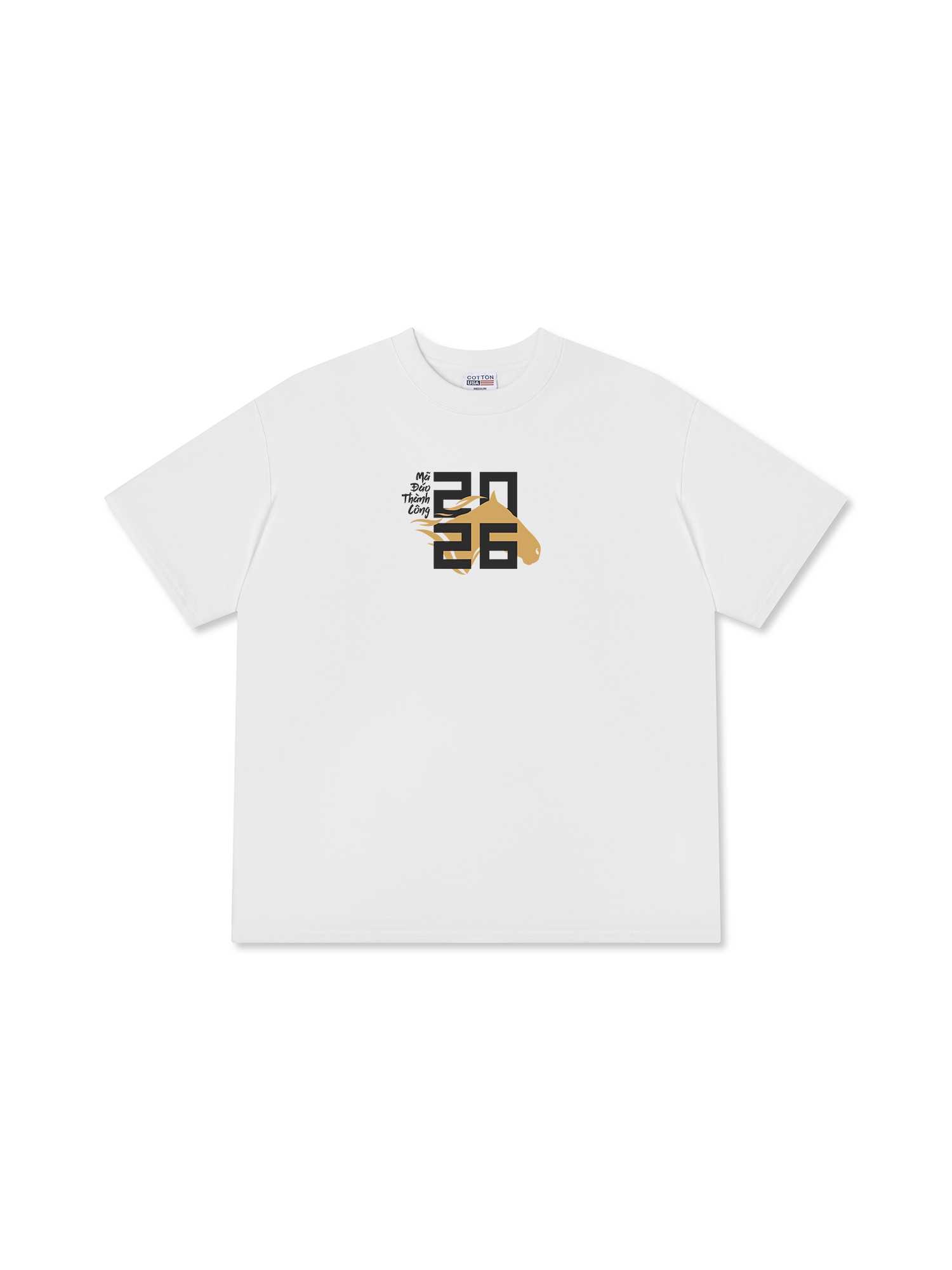 Áo Thun Relaxed Fit Phi Nước Đại