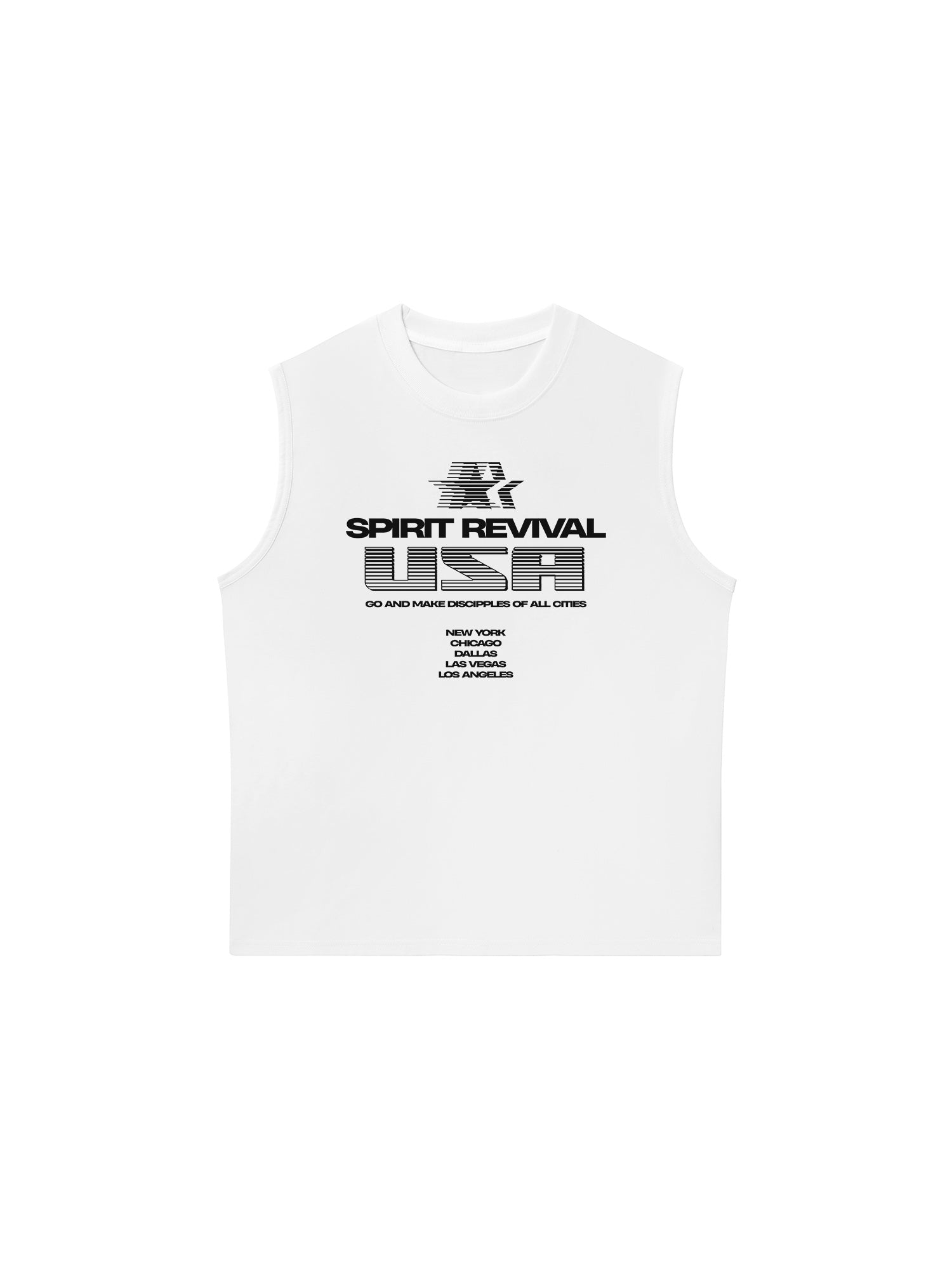 Áo Ba Lỗ Relaxed Fit USA Spirit Revival