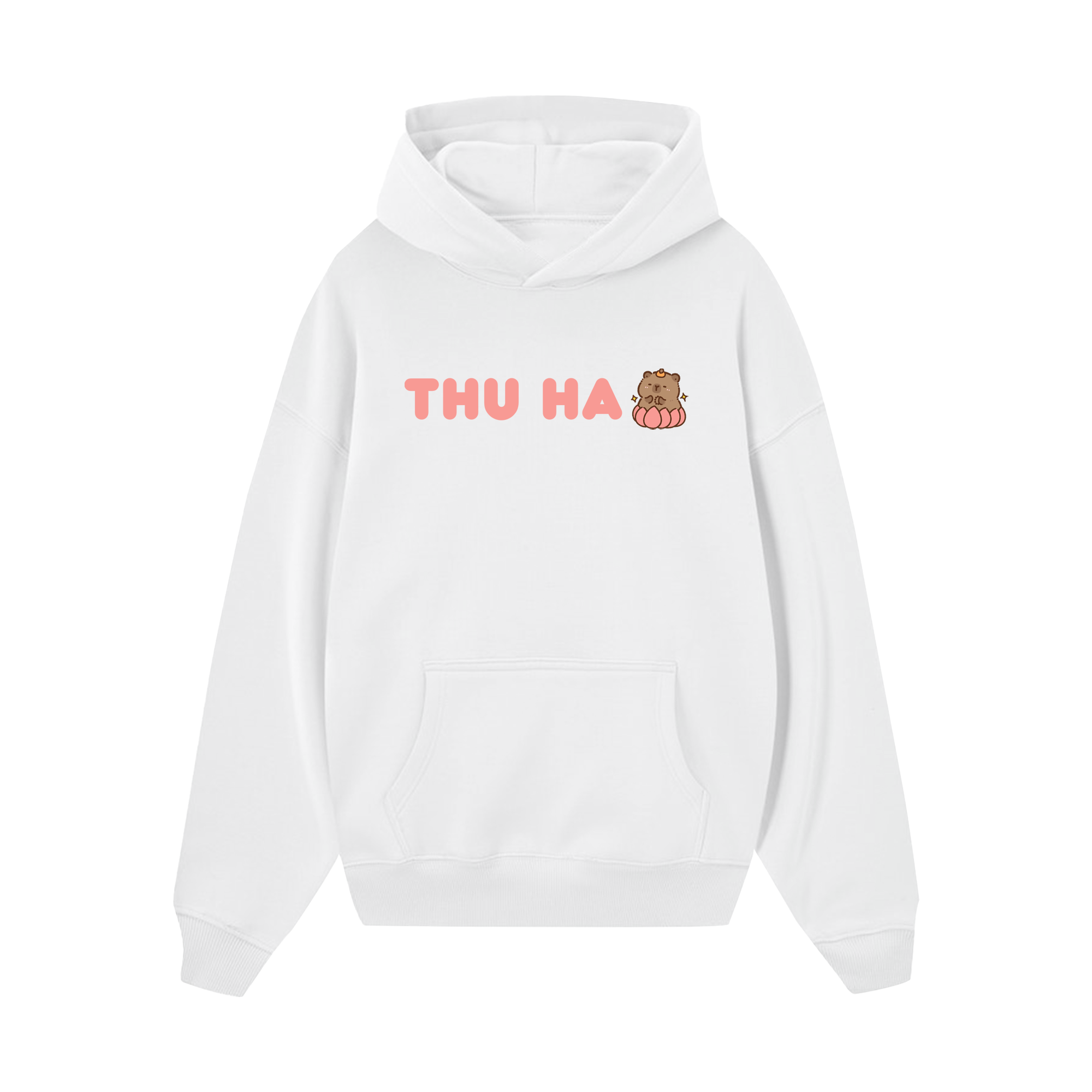 Custom Couple Capybara Mini Hoodie