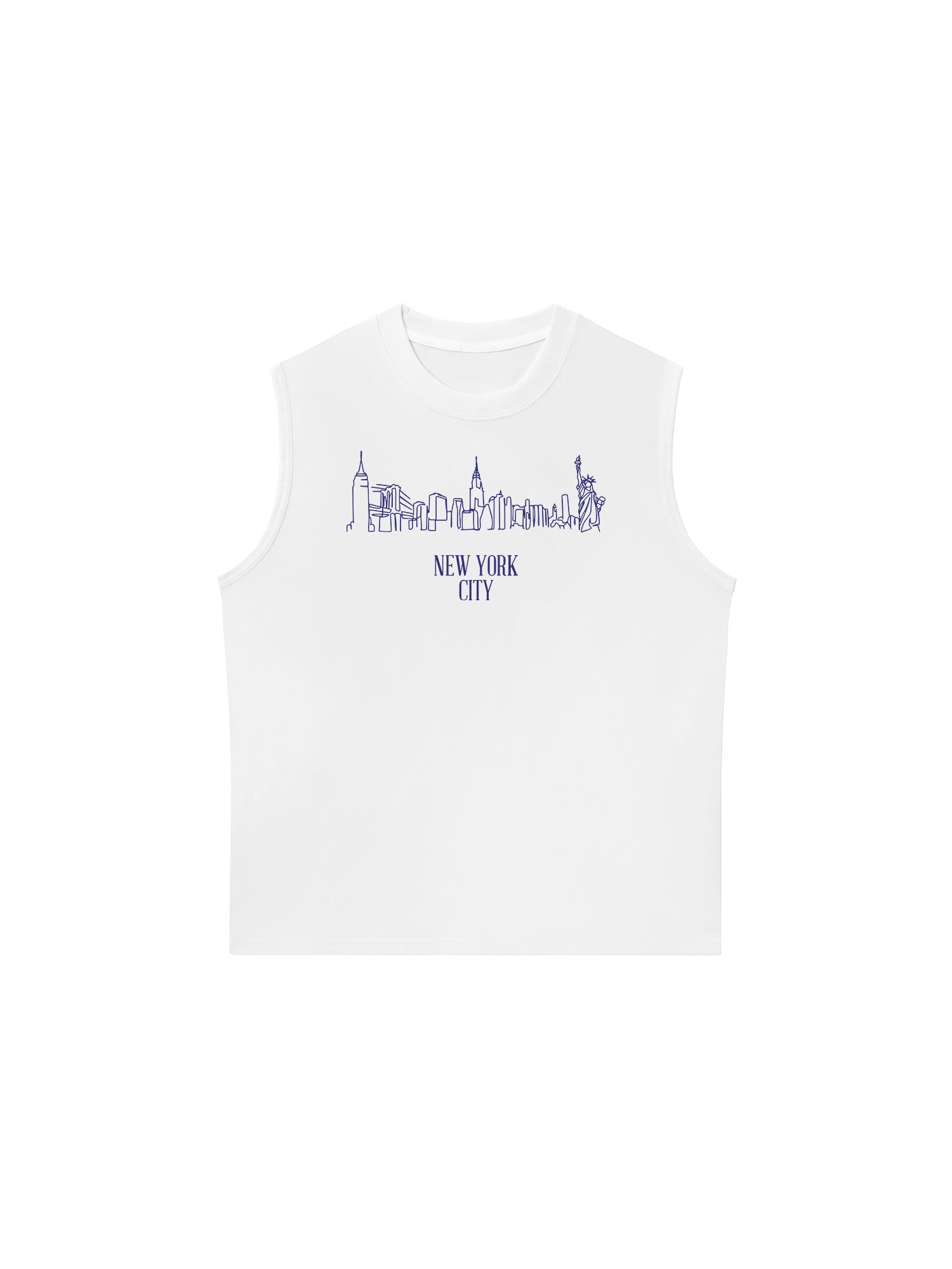 Áo Ba Lỗ Relaxed Fit New York Minimalist