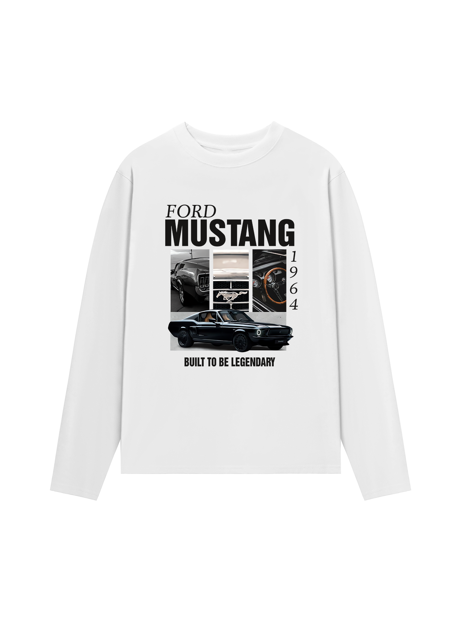 Áo Thun Dài Tay Ford Built To Be Legendary