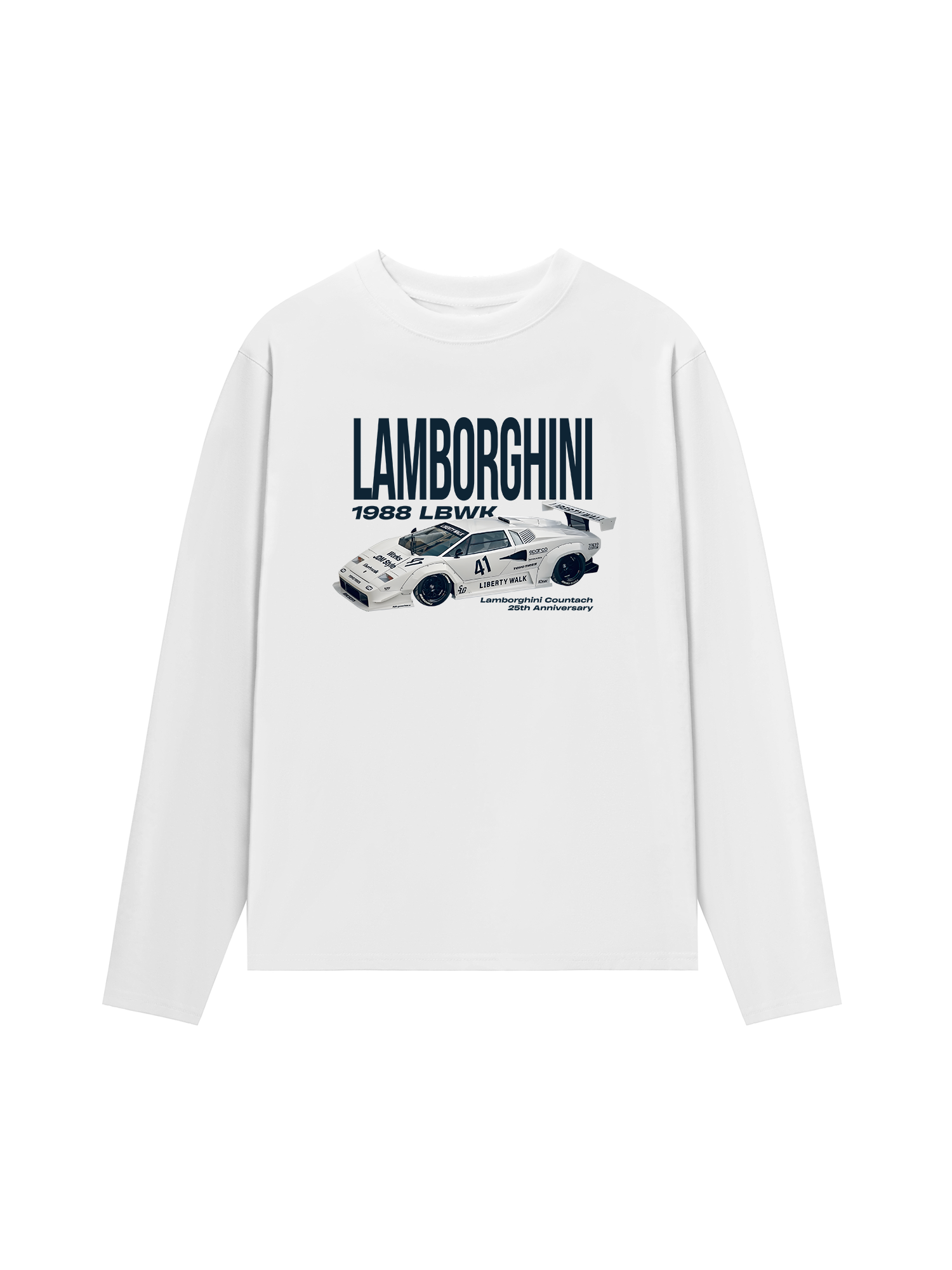 Áo Thun Dài Tay Lamborghini 25th Anniversary