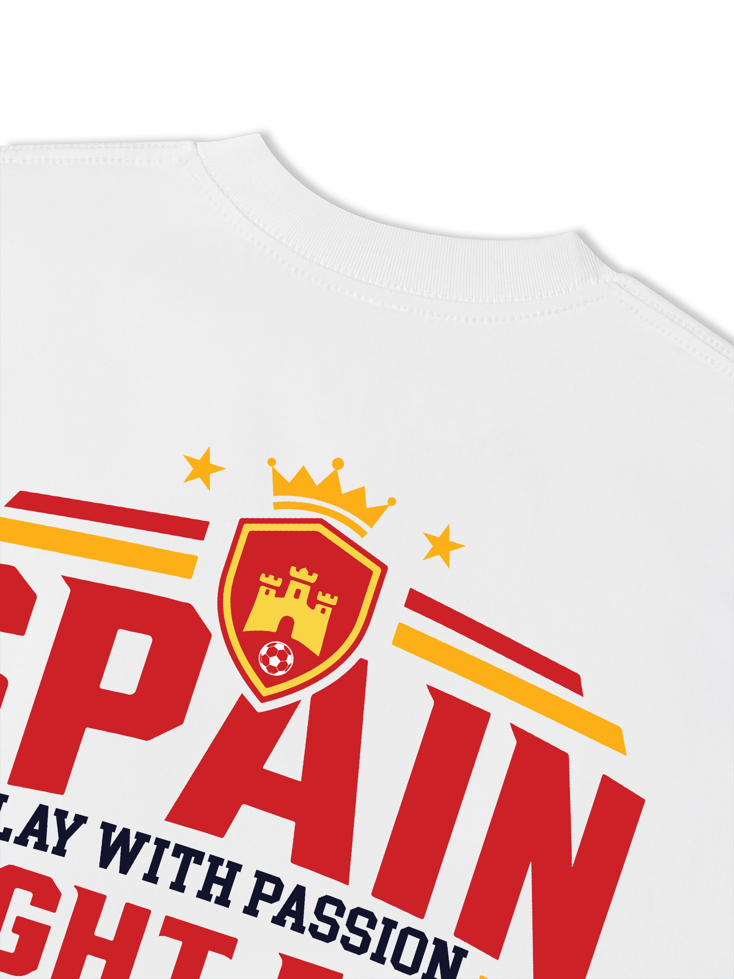 Áo Thun Relaxed Fit Soccer Spain Play With Pasion