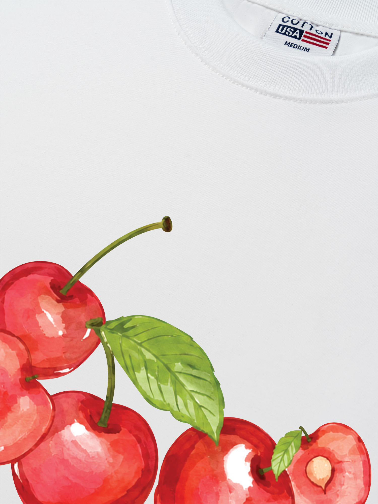 Áo Thun Relaxed Fit Tropical Cherry Sweet Fruit