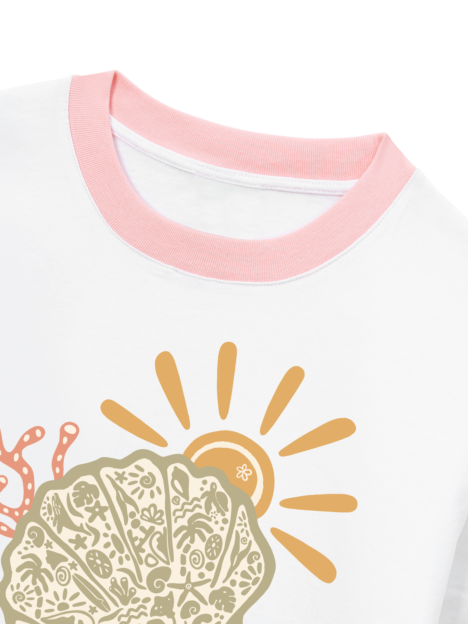 Áo Thun Ringer Relaxed Fit Tropical Day