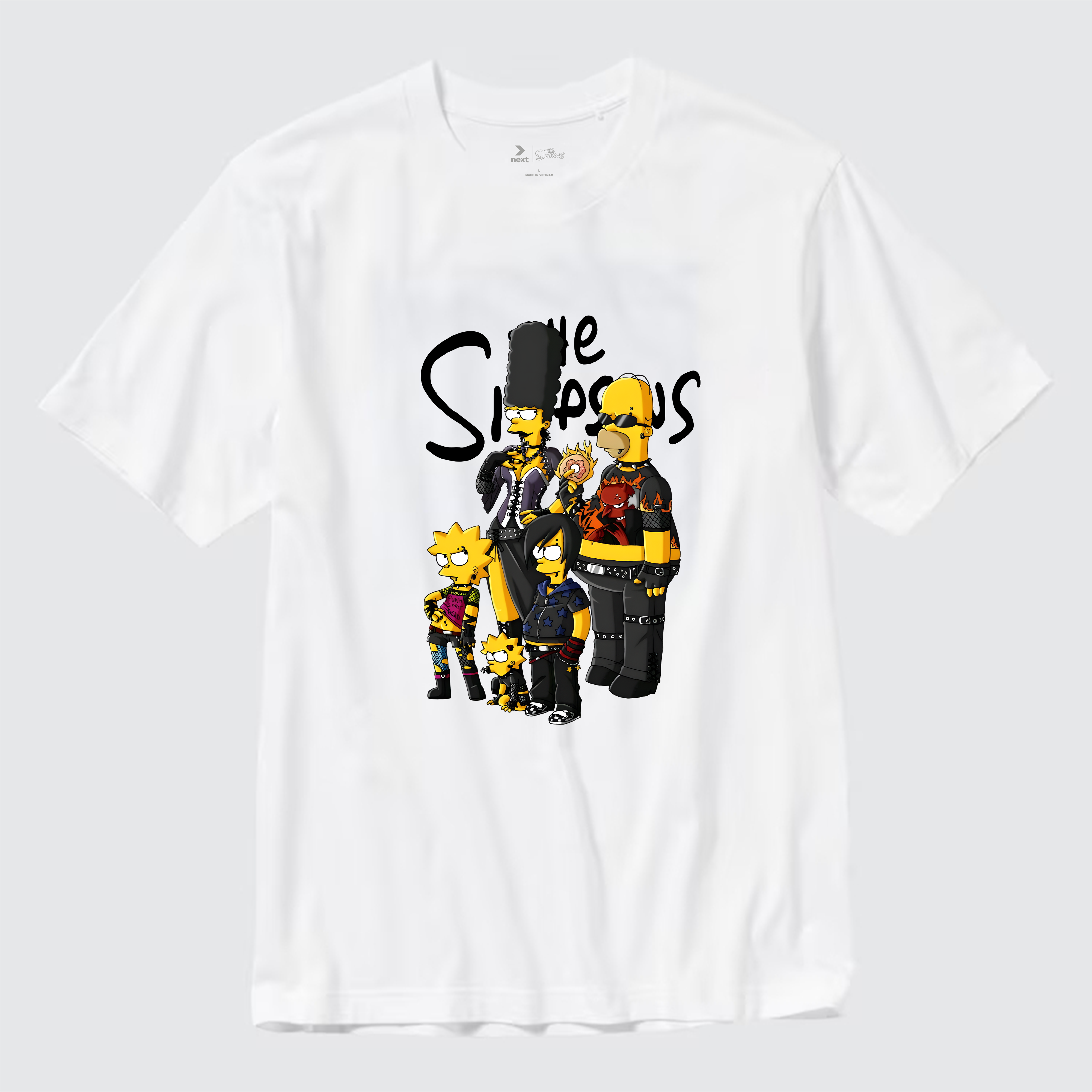 SIMPSON GOTHIC BY CHIJUKU T-SHIRT / TRẮNG