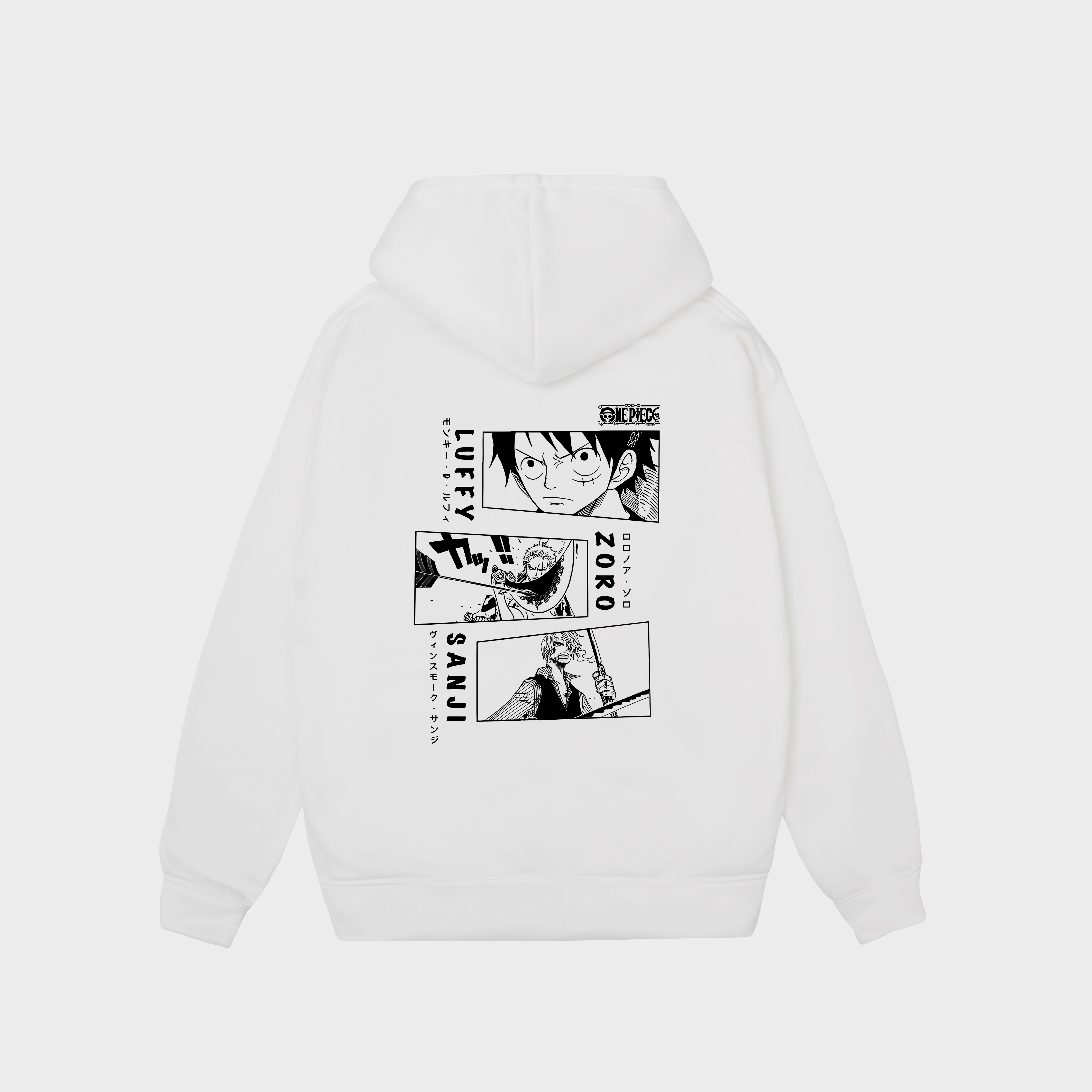 ONE PIECE UNISEX HOODIE / TRẮNG