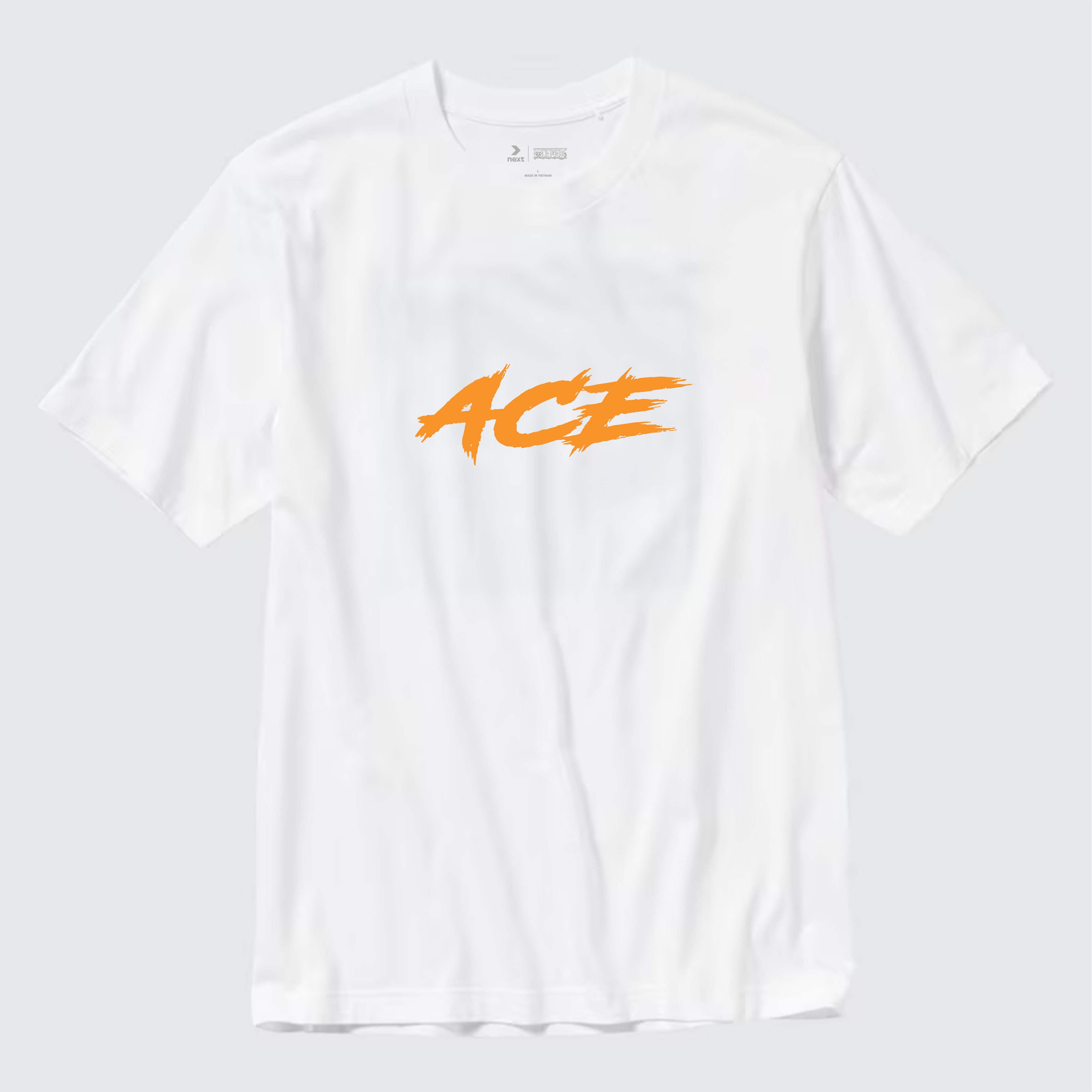 ONE PIECE ACE T-SHIRT / TRẮNG