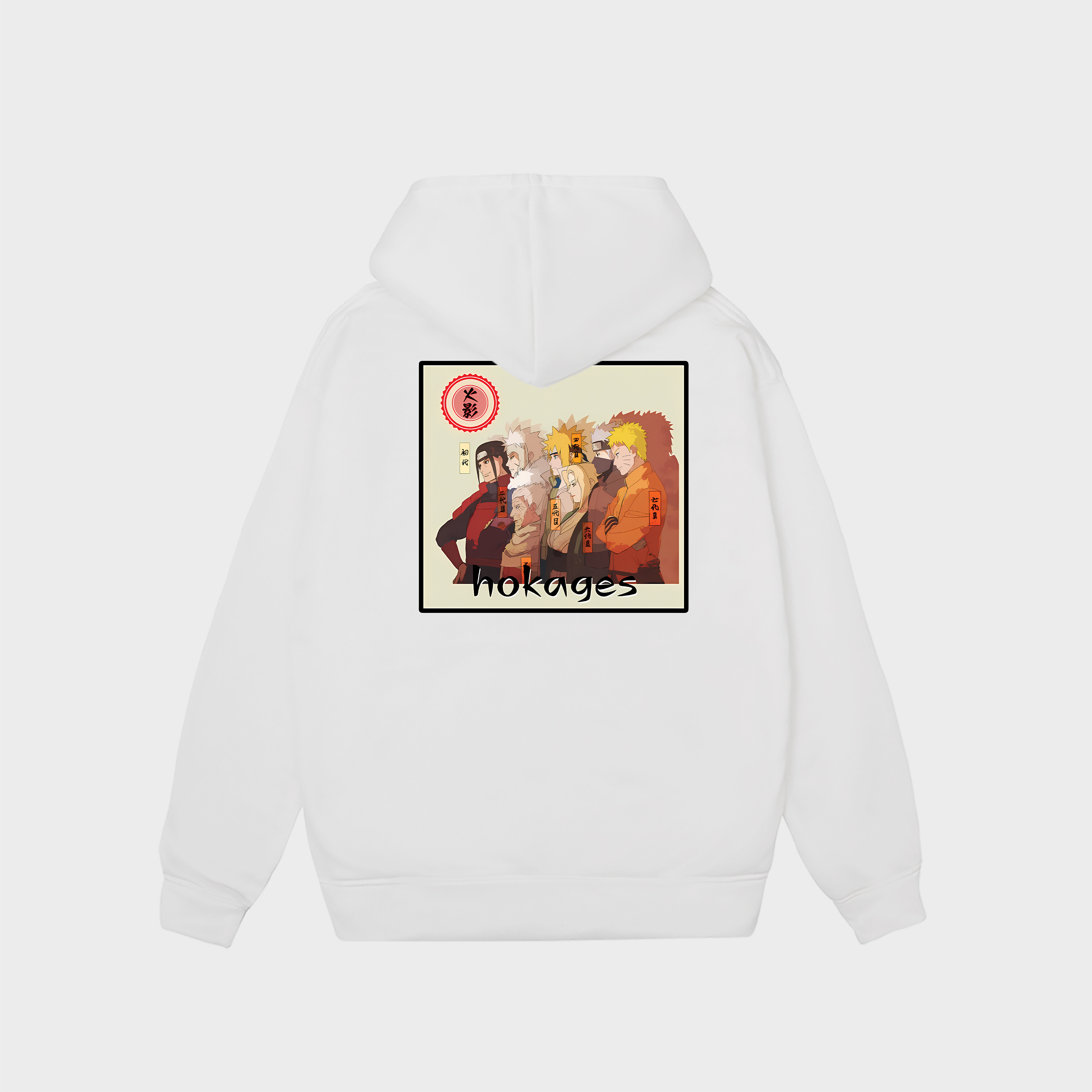 NARUTO HOKAGES HOODIE / TRẮNG