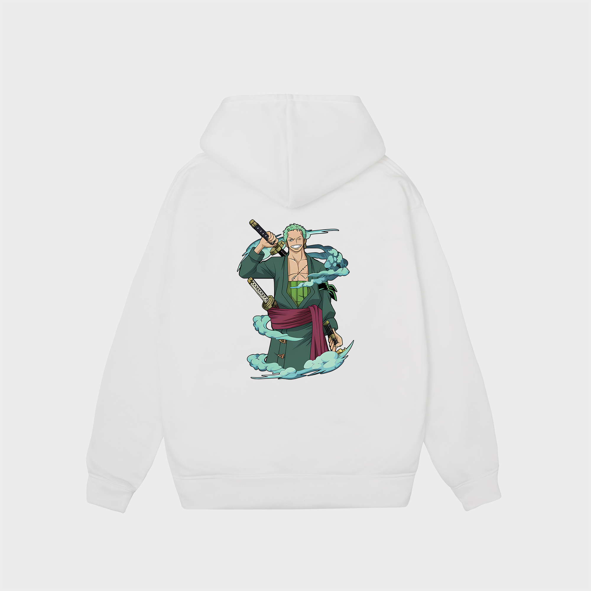 ONE PIECE ZORO RORONOA HOODIE / TRẮNG