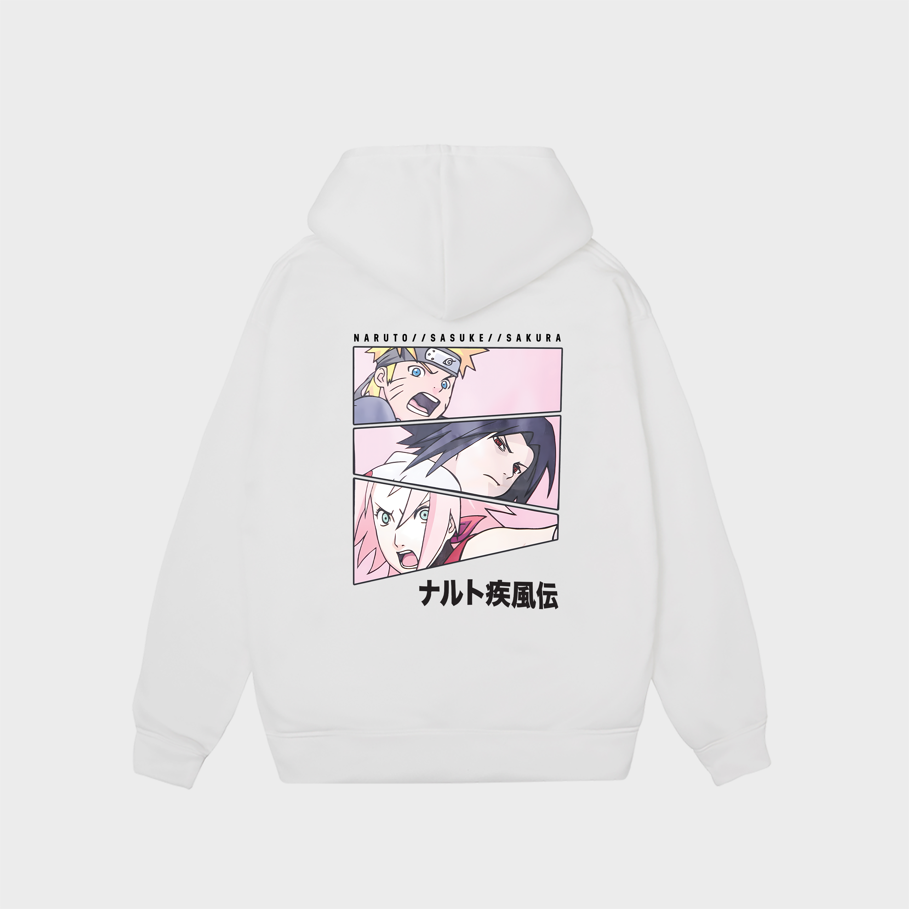 NARUTO LICENSE HOODIE / TRẮNG