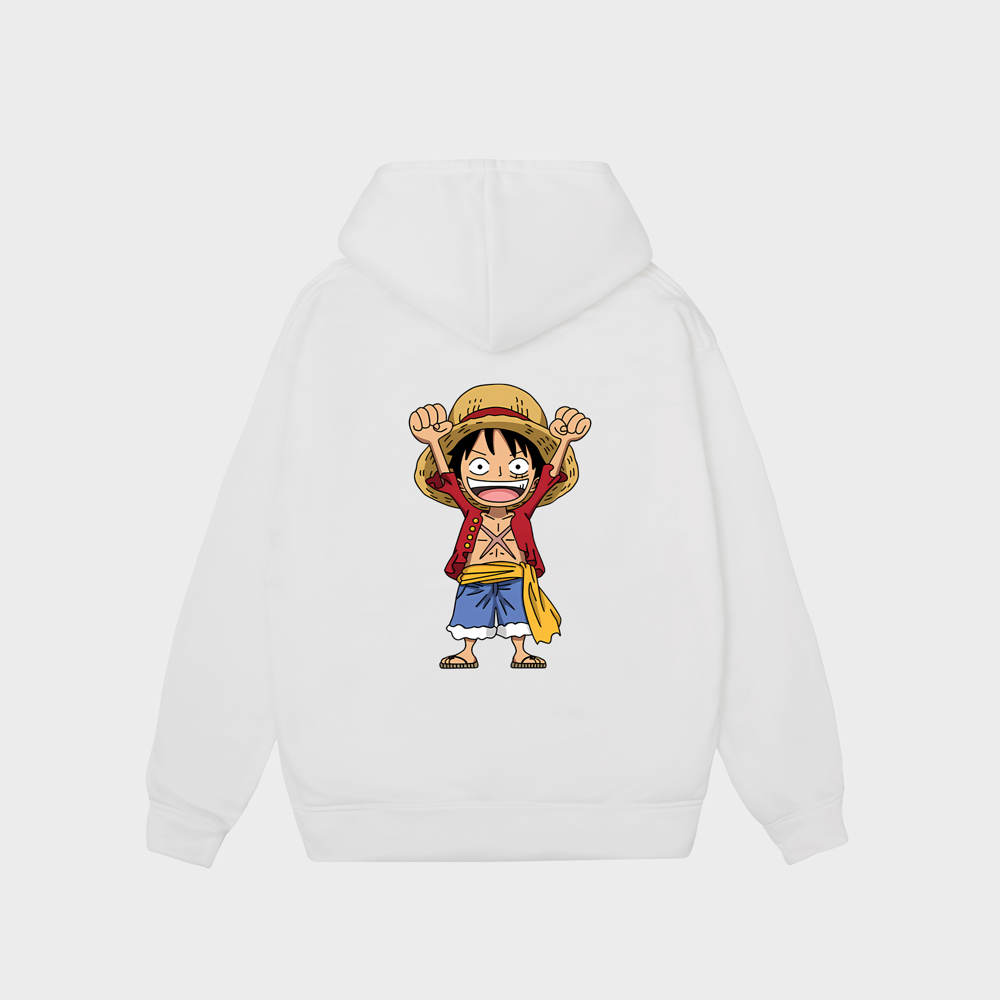 ONE PIECE LUFFY HOODIE / TRẮNG