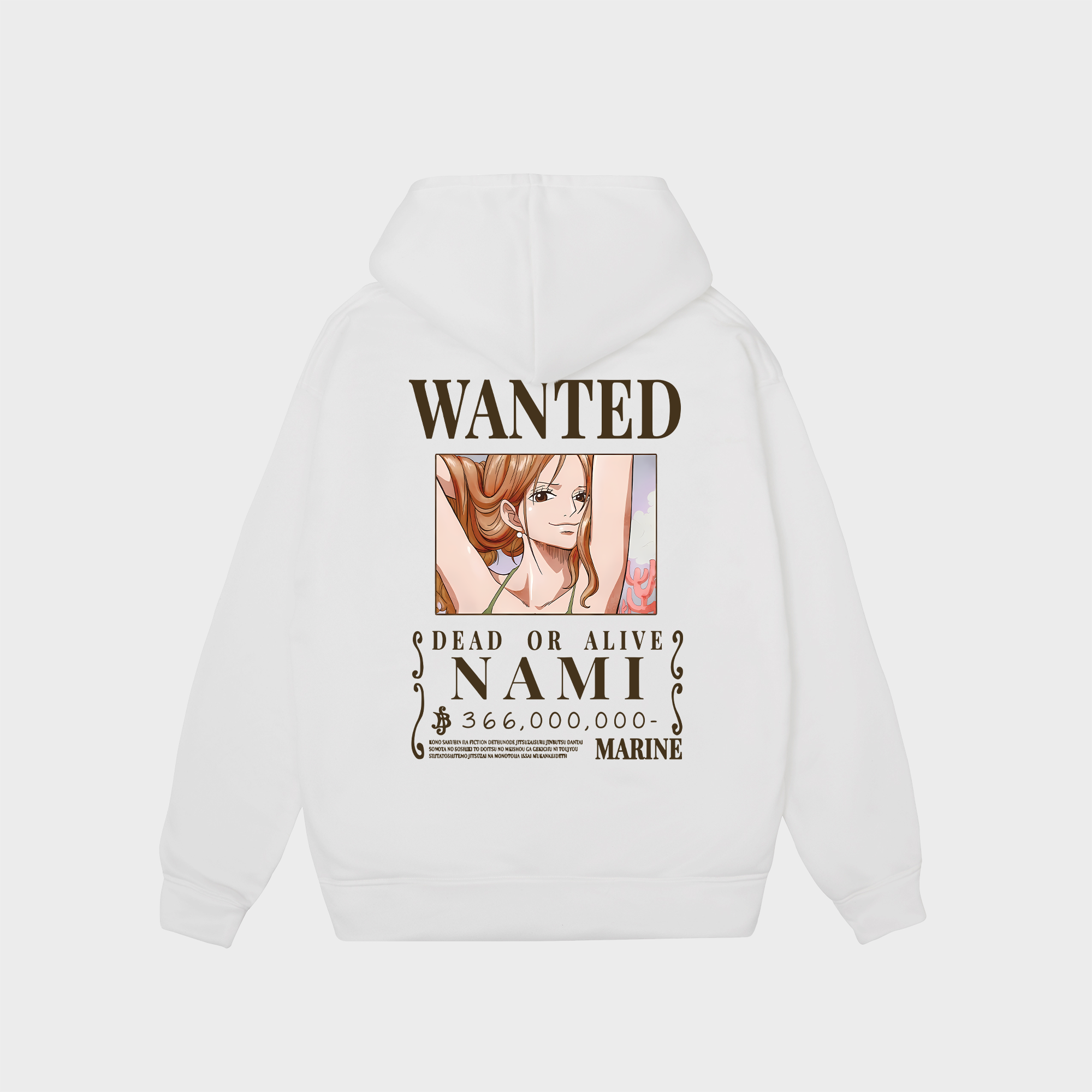 ONE PIECE NAMI'S BOUNTY HOODIE / TRẮNG