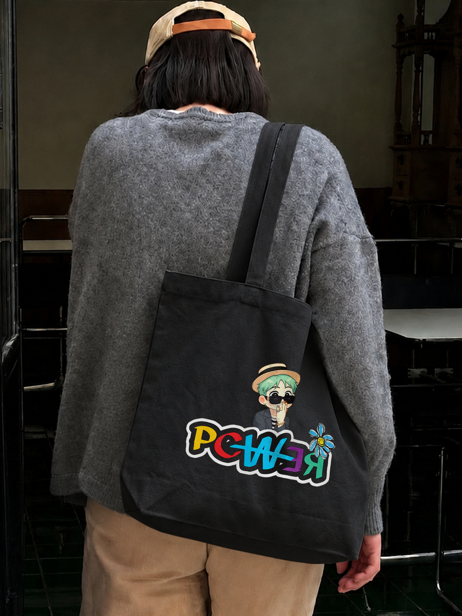 Túi Tote Idol G Dragon Chibi I Love GD
