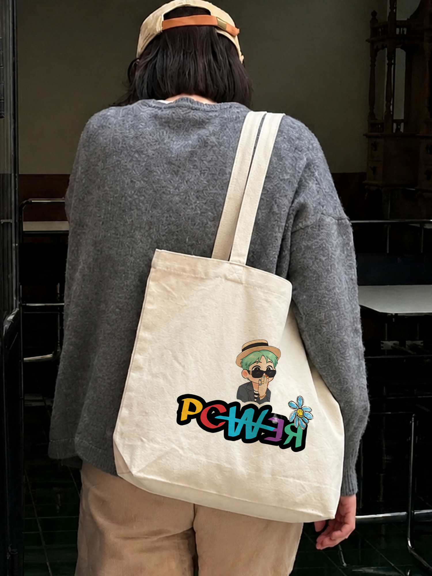 Túi Tote Idol G Dragon Chibi I Love GD