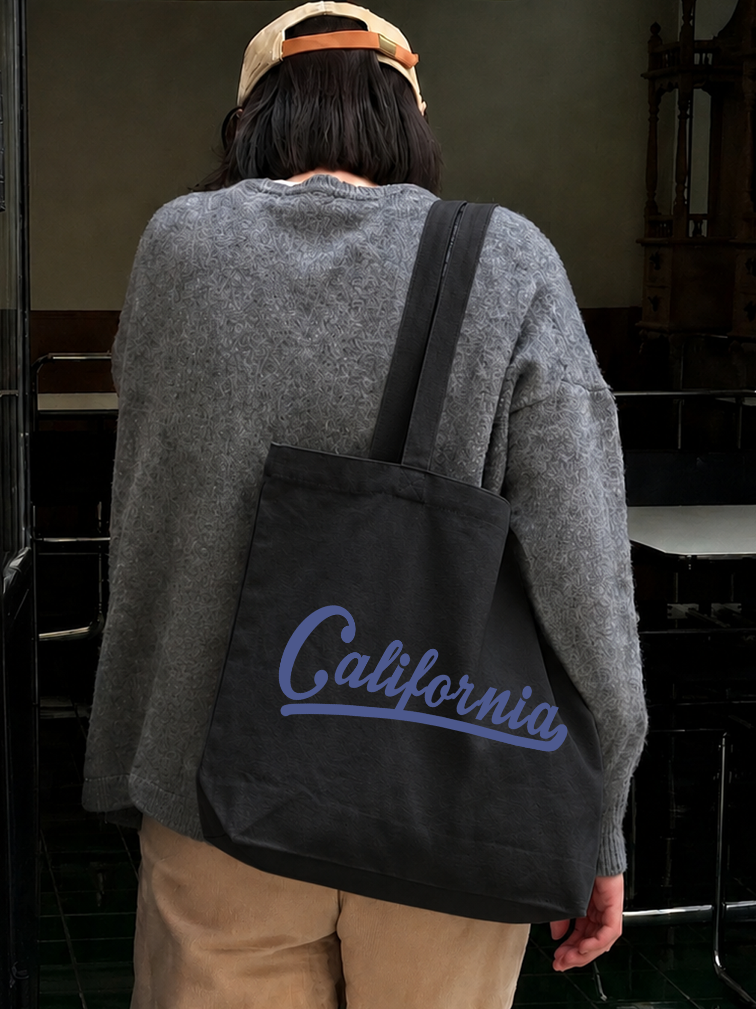 Túi Tote Califorinia Blue
