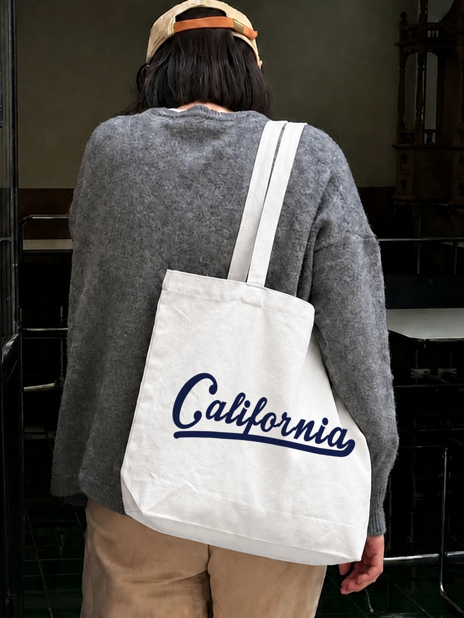 Túi Tote Califorinia Blue