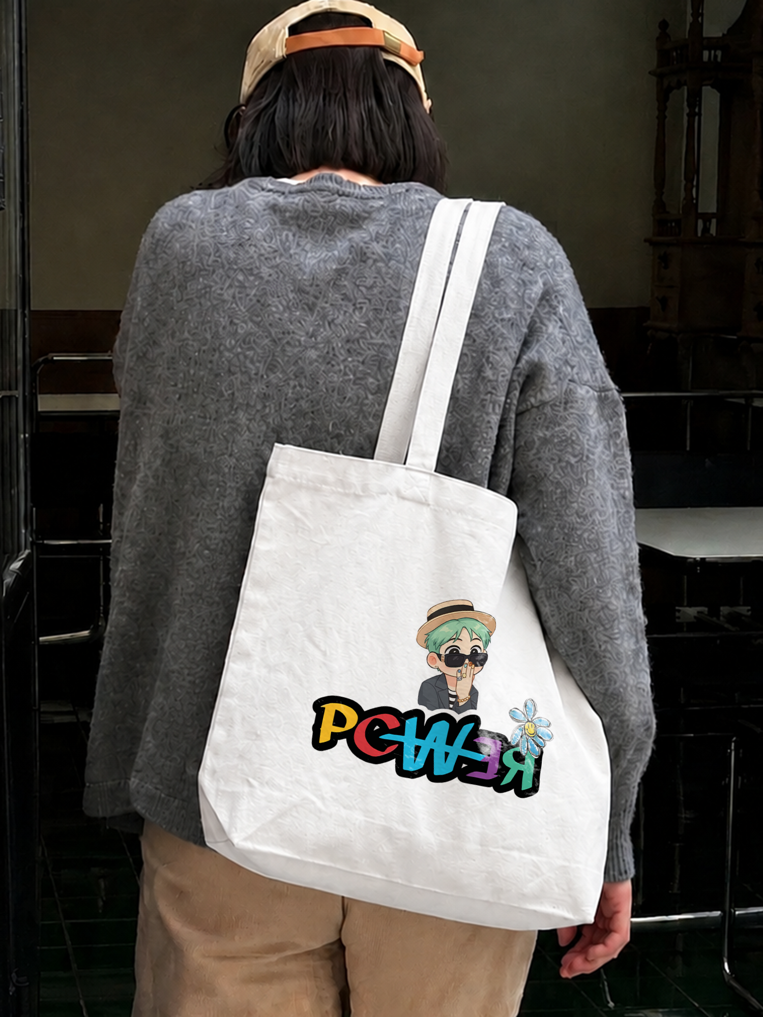 Túi Tote Idol G Dragon Chibi I Love GD