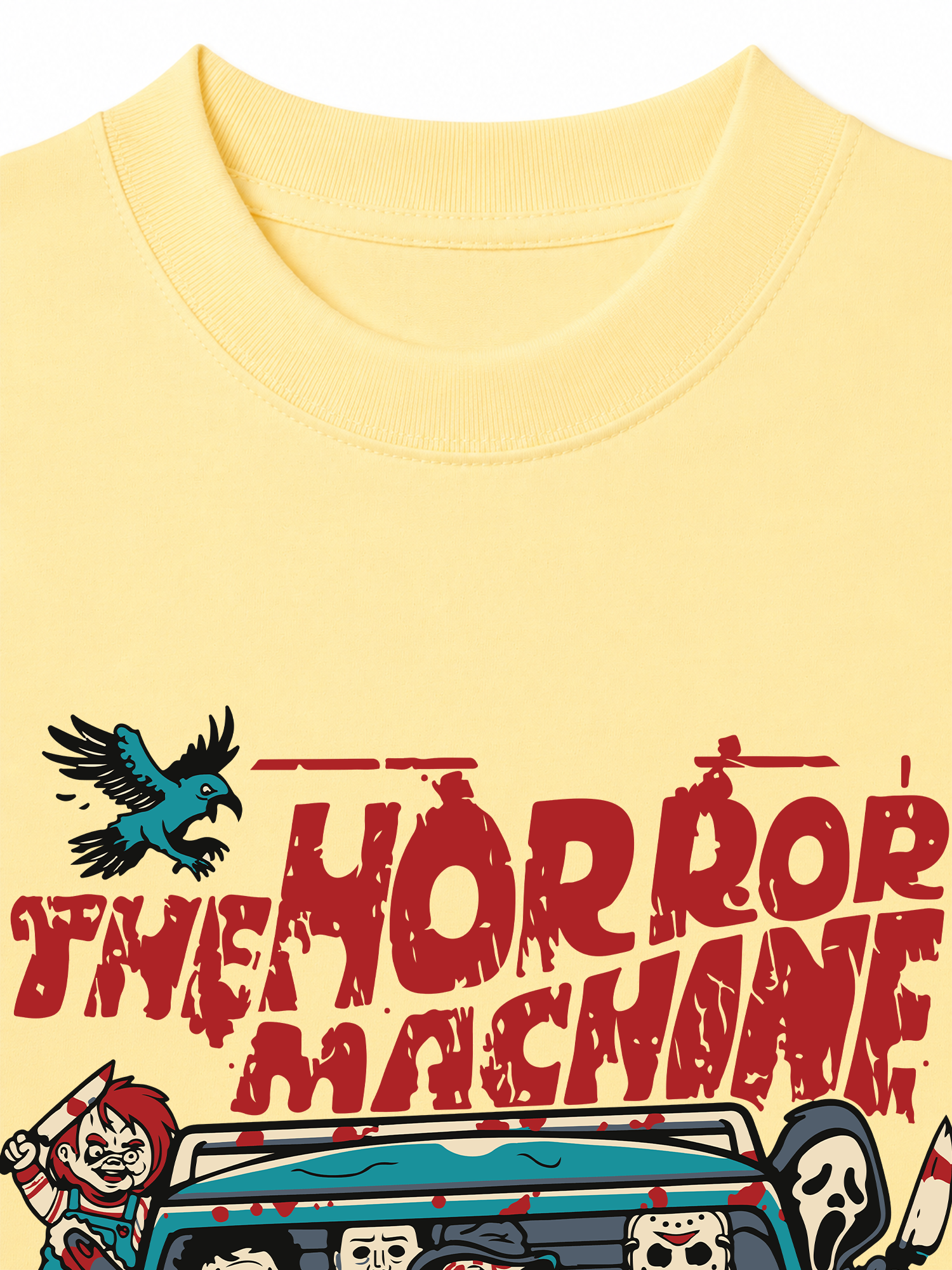 Áo Thun Relaxed Fit Horror Machine