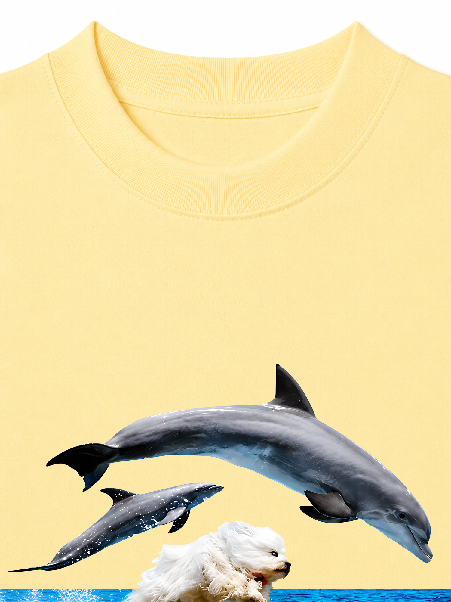 Áo Thun Relaxed Fit I Just Gotta Be Me Dog And Dolphin