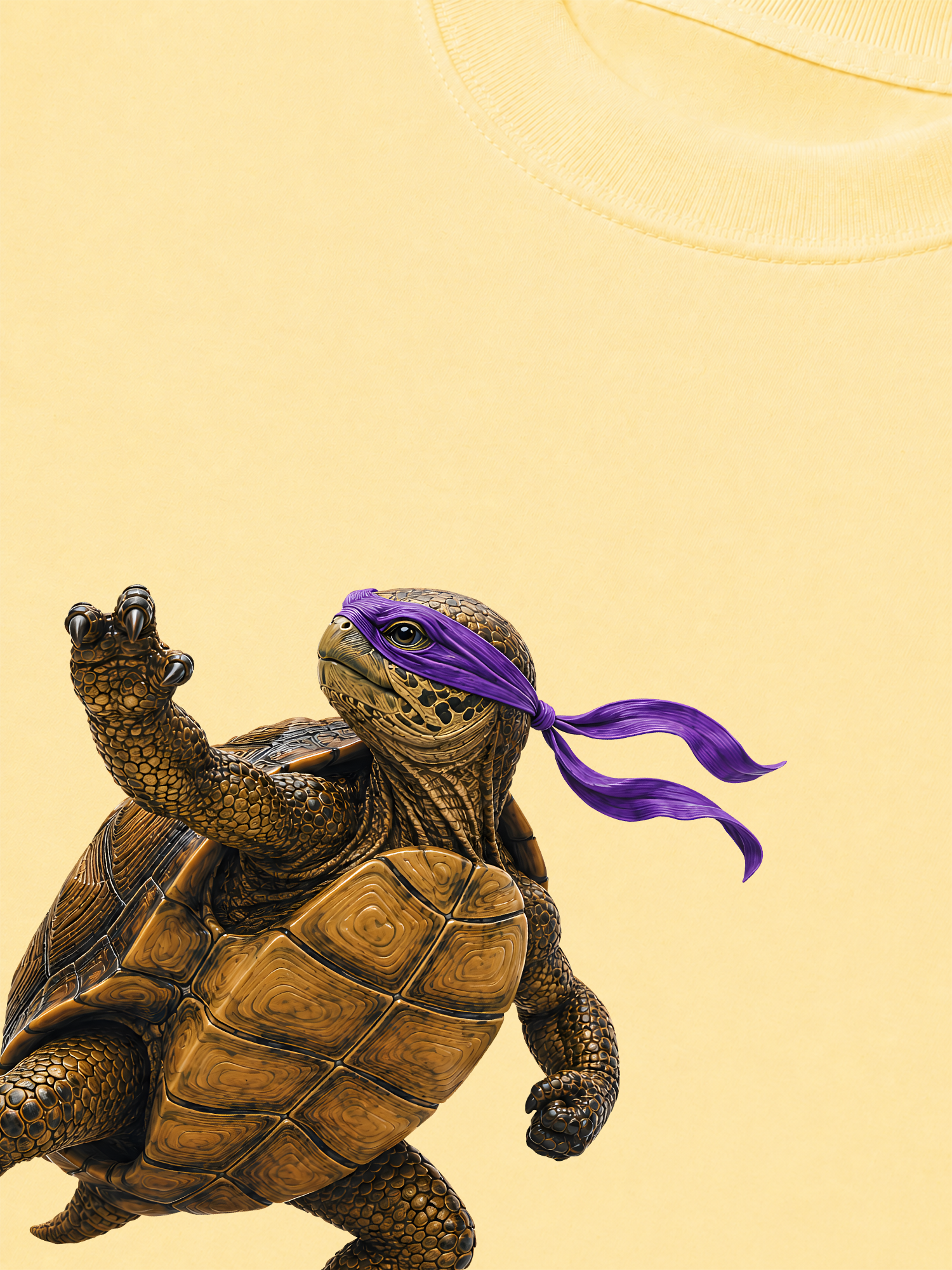 Áo Thun Relaxed Fit Purple Turtle