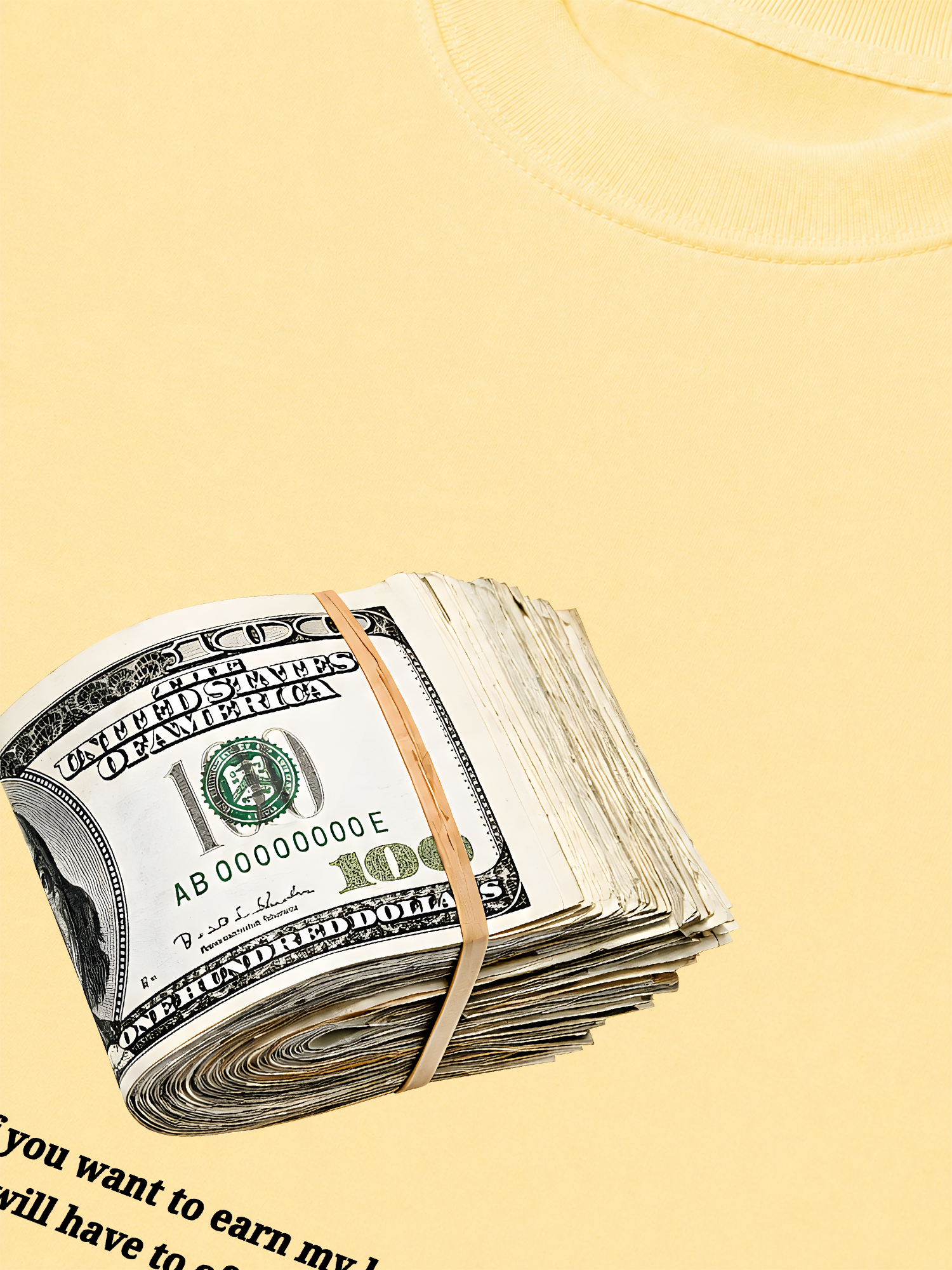 Áo Thun Relaxed Fit Money Over Power