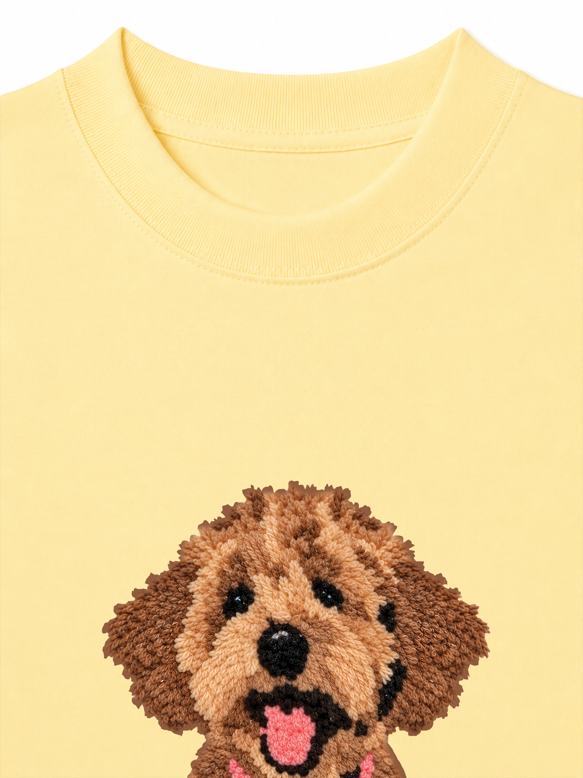 Áo Thun Relaxed Fit Cute Brown Puppy