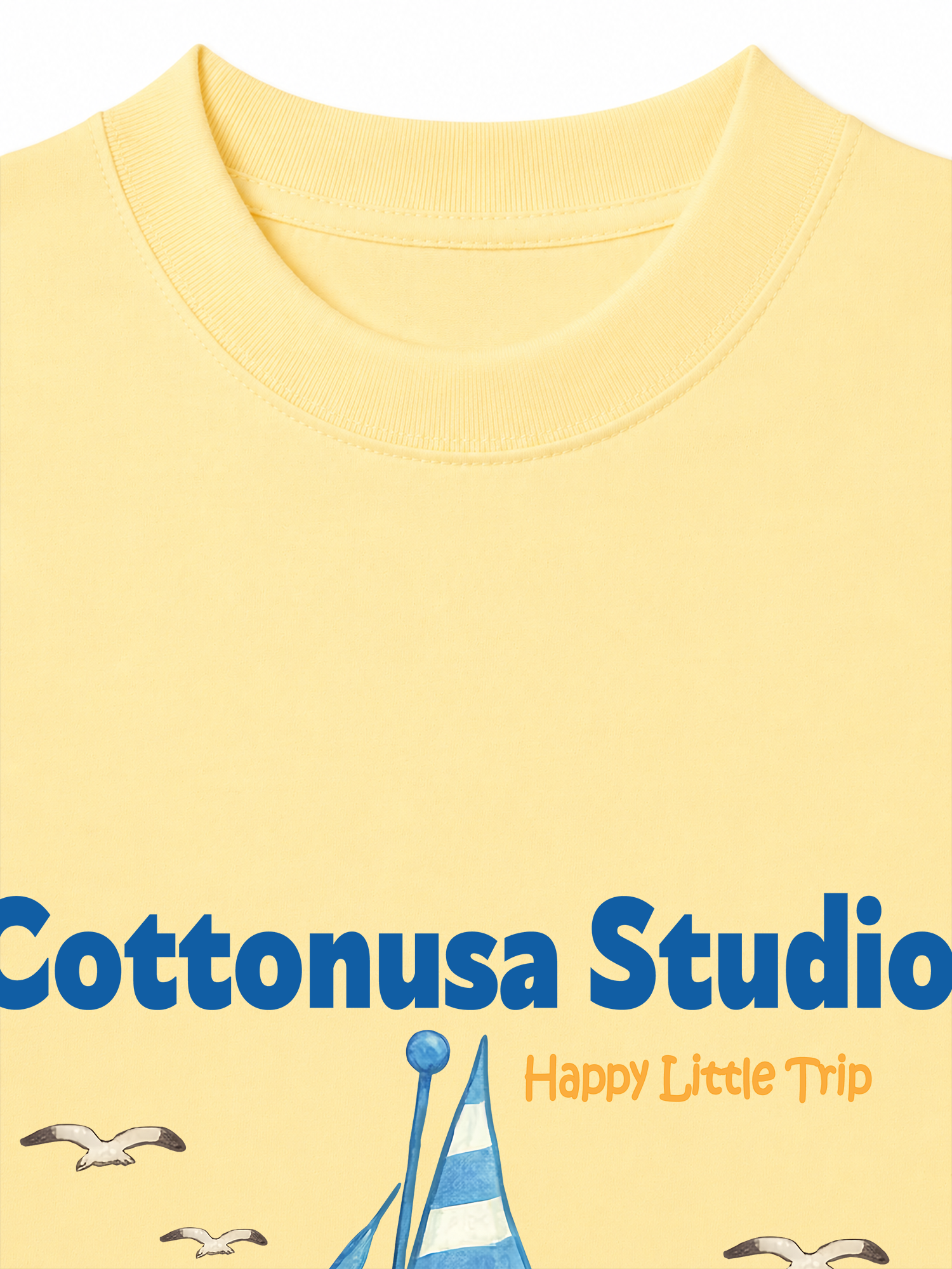 Áo Thun Relaxed Fit Tropical Happy Little Trip