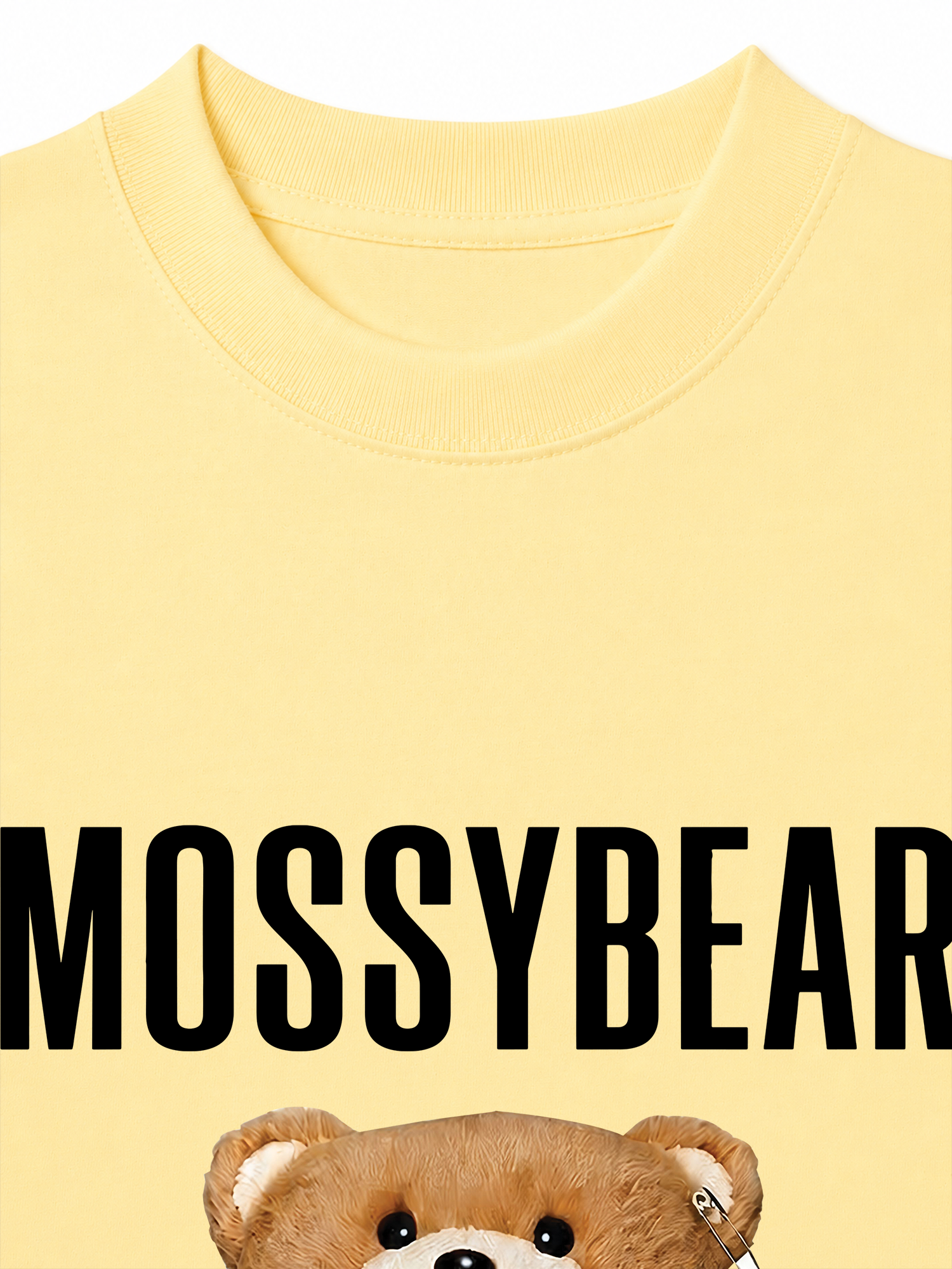 Áo Thun Relaxed Fit  Mossy Bear Plaid Bear