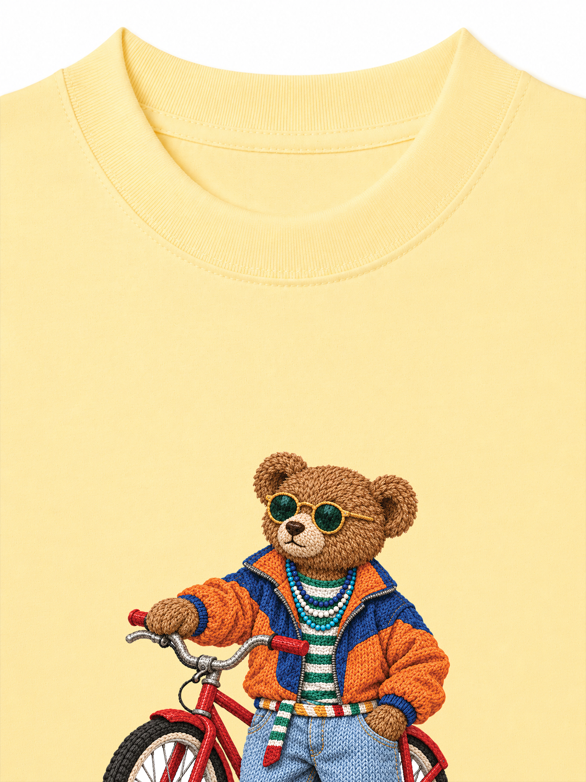 Áo Thun Relaxed Fit Bear Cycling