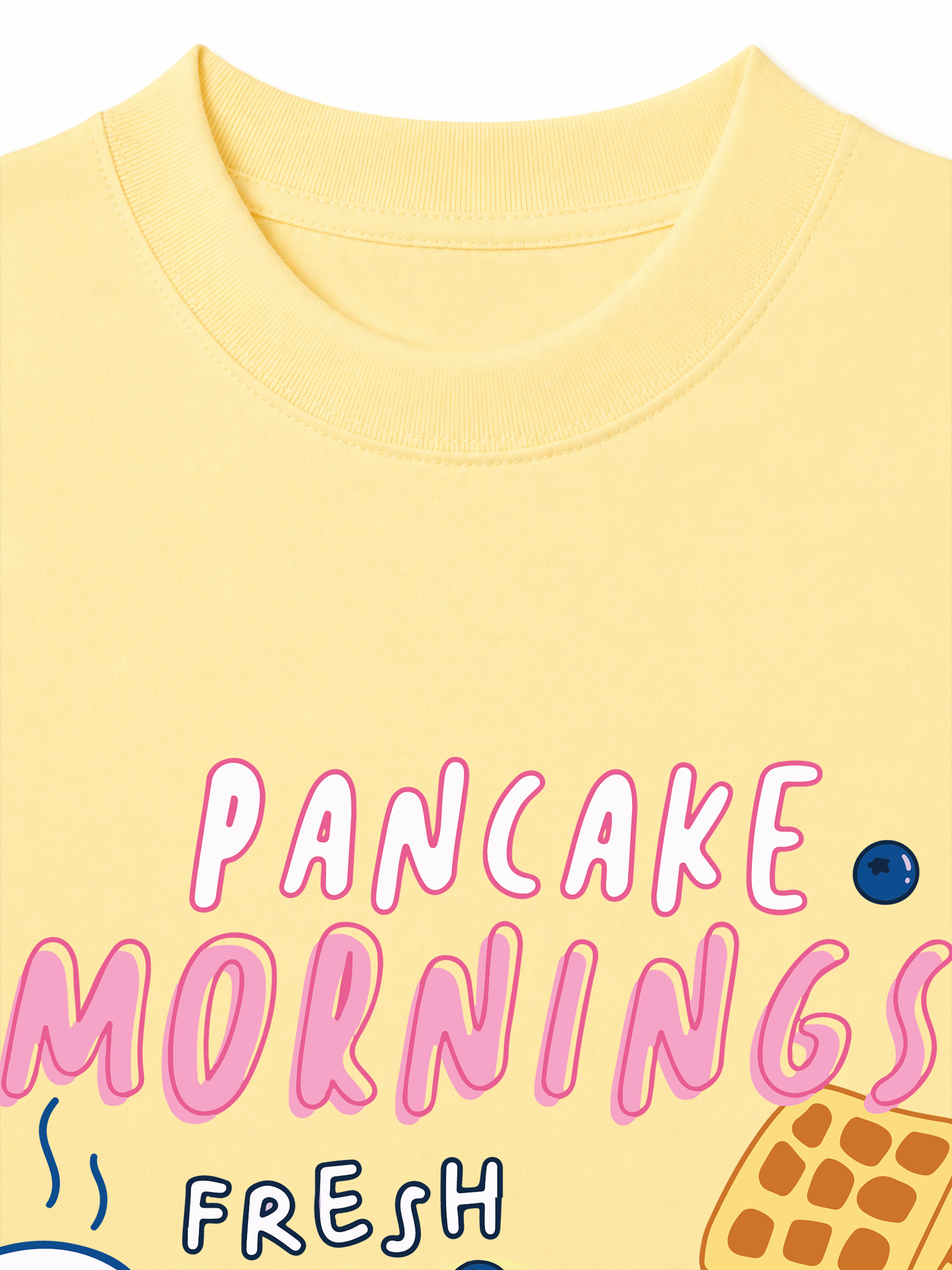 Áo Thun Relaxed Fit Pancake Morning Fresh