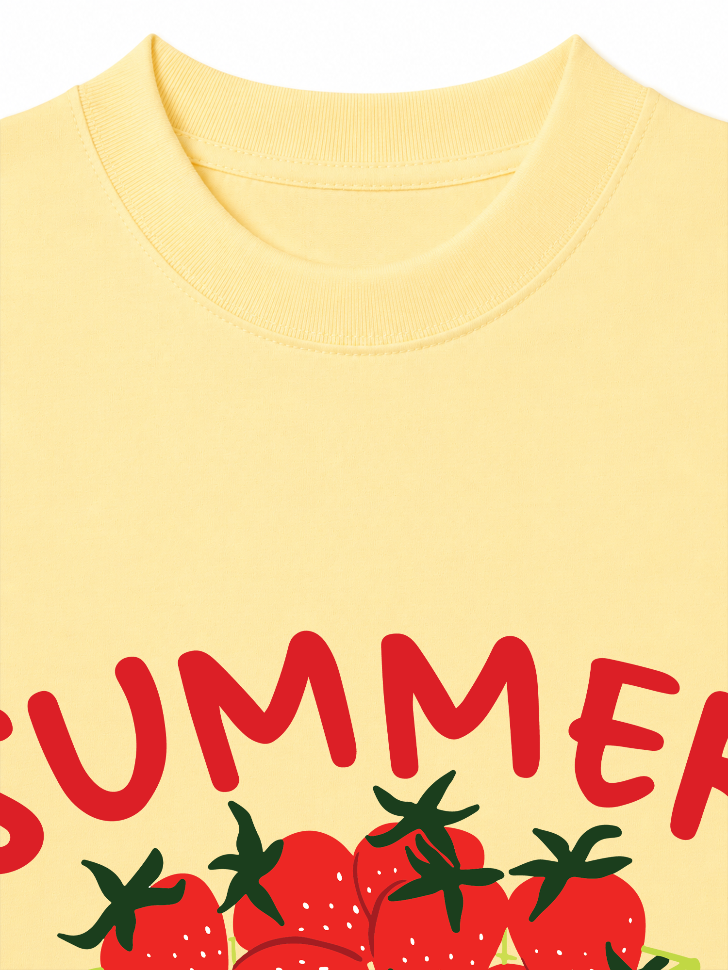 Áo Thun Relaxed Fit Tropical Strawberry
