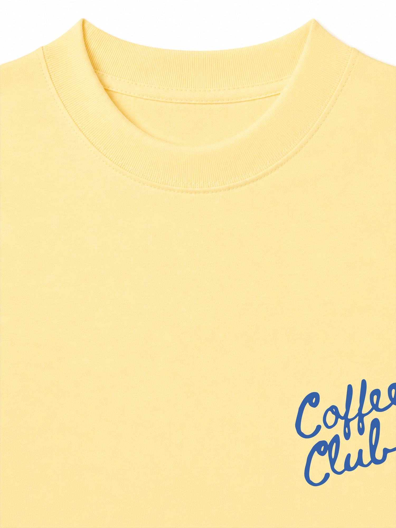Áo Thun Relaxed Fit Coffee Club Blue