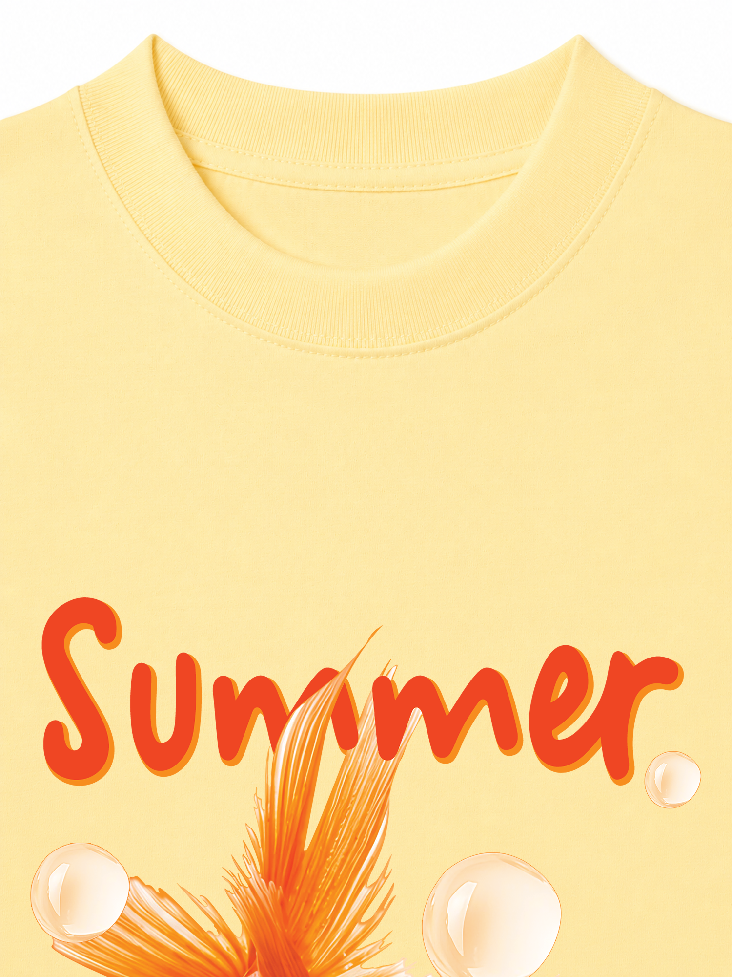 Áo Thun Relaxed Fit Tshirt Tropical Cá Vàng
