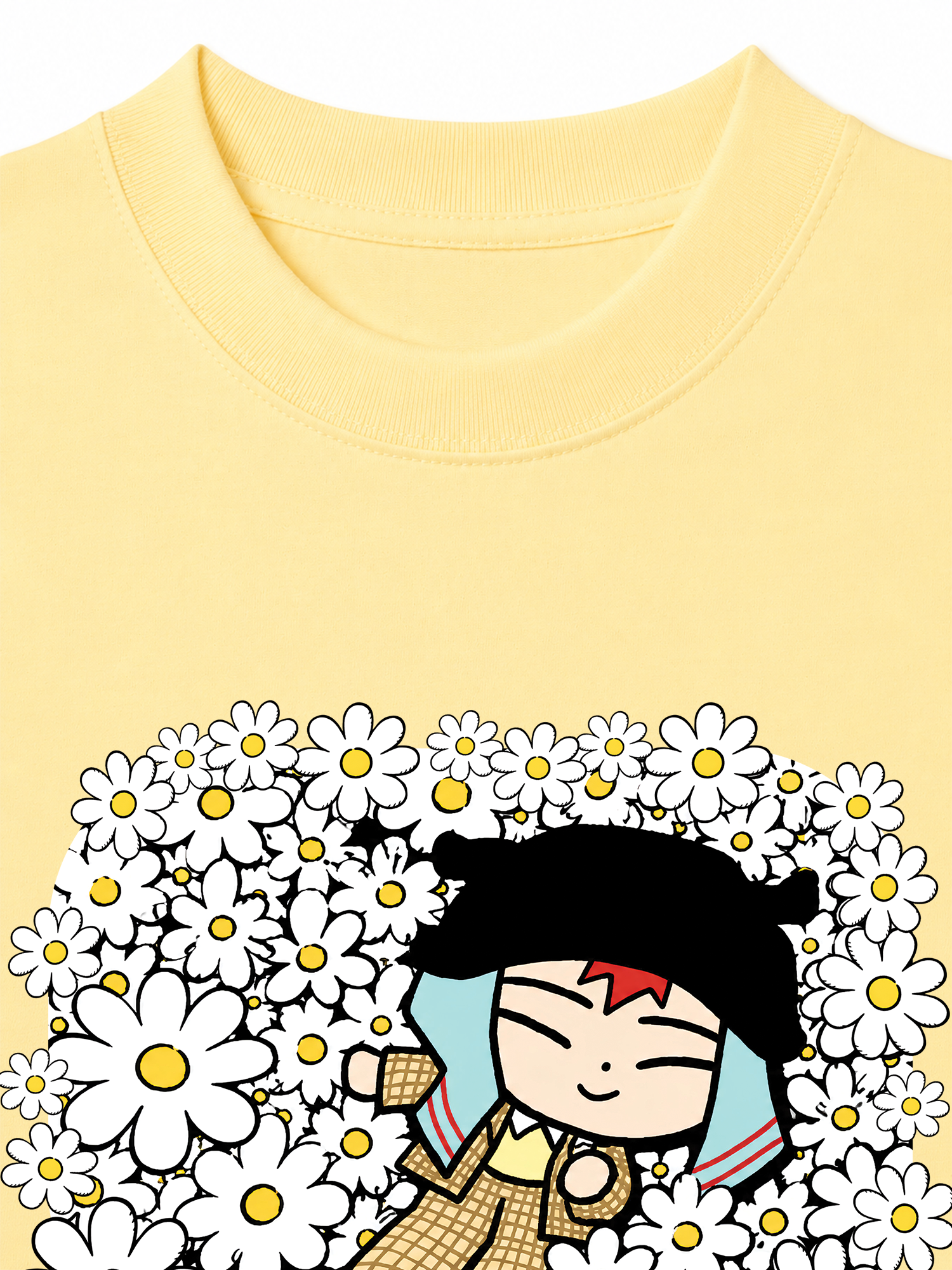 Áo Thun Relaxed Fit GD Daisy Flower