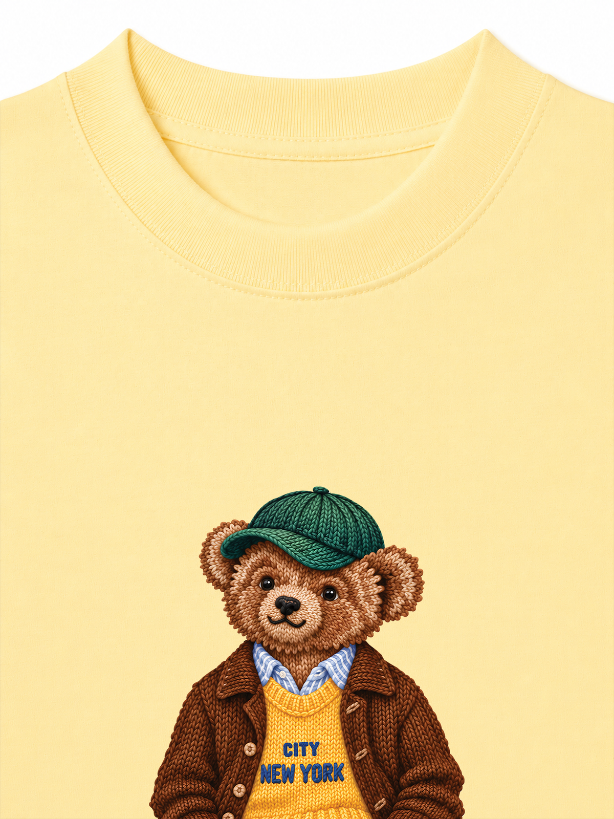 Áo Thun Relaxed Fit Bear Autumn Outfit