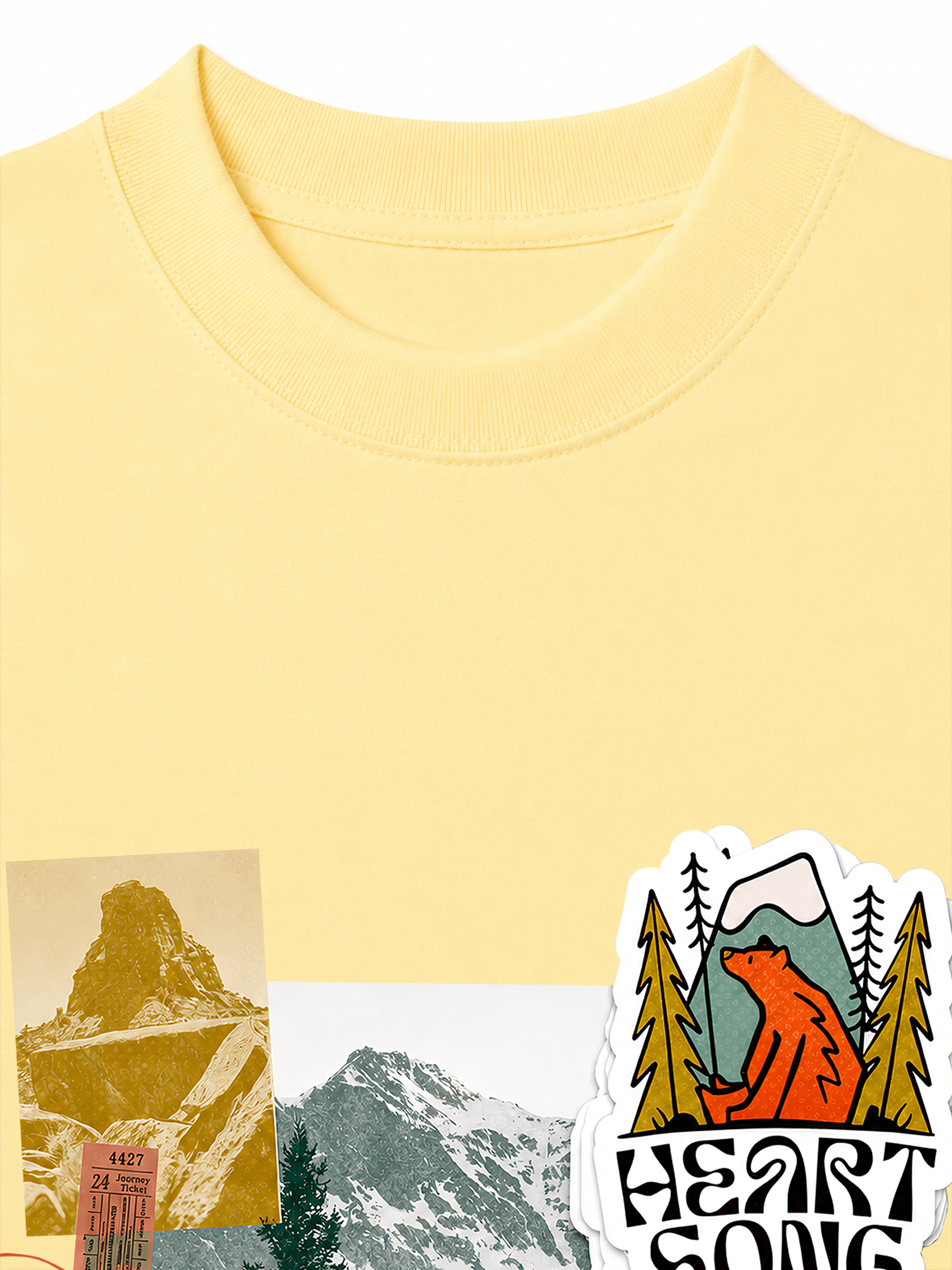 Áo Thun Relaxed Fit Tshirt Adventure Heart Song Adventure