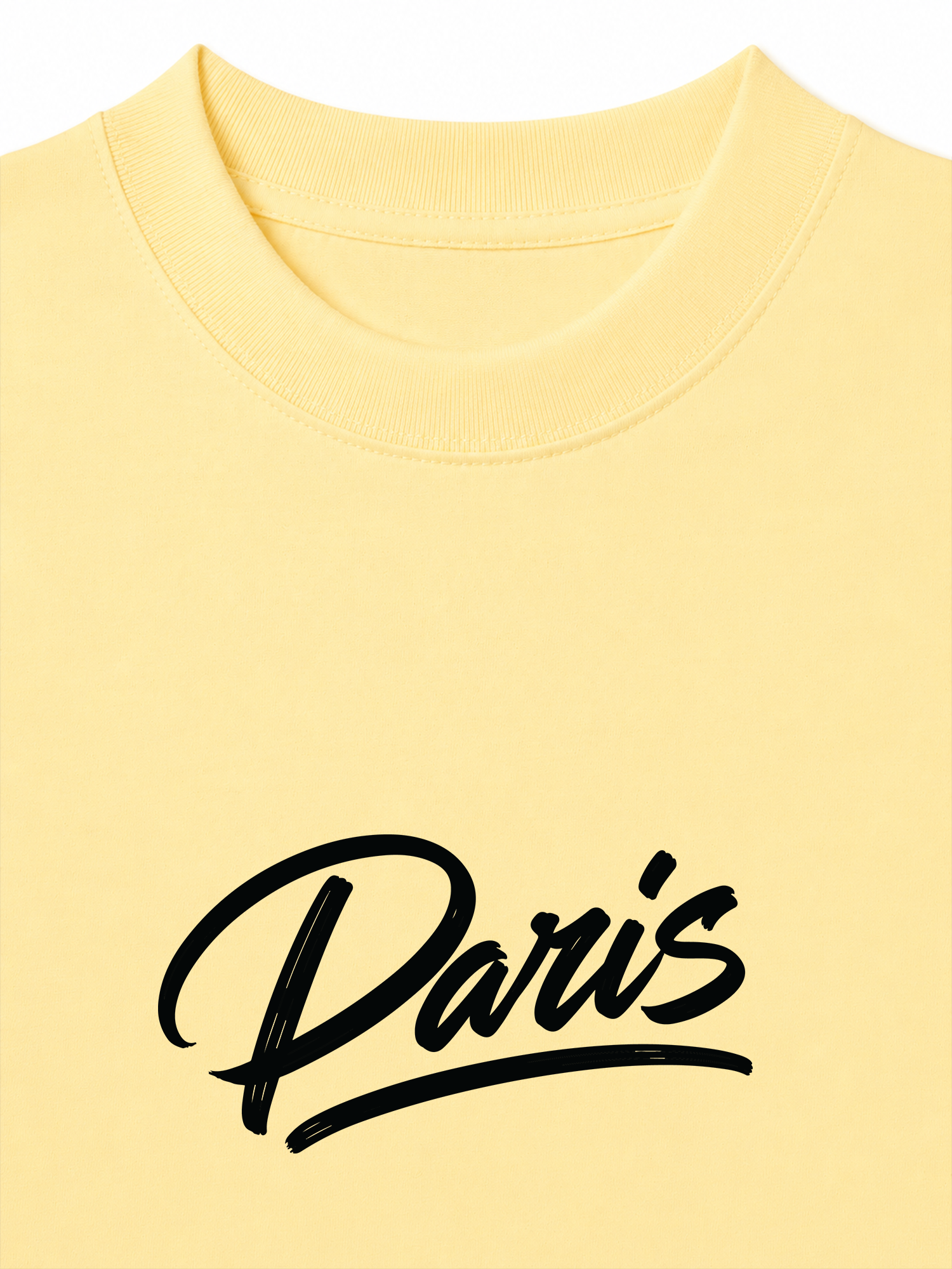 Áo Thun Relaxed Fit Paris Basic Logo